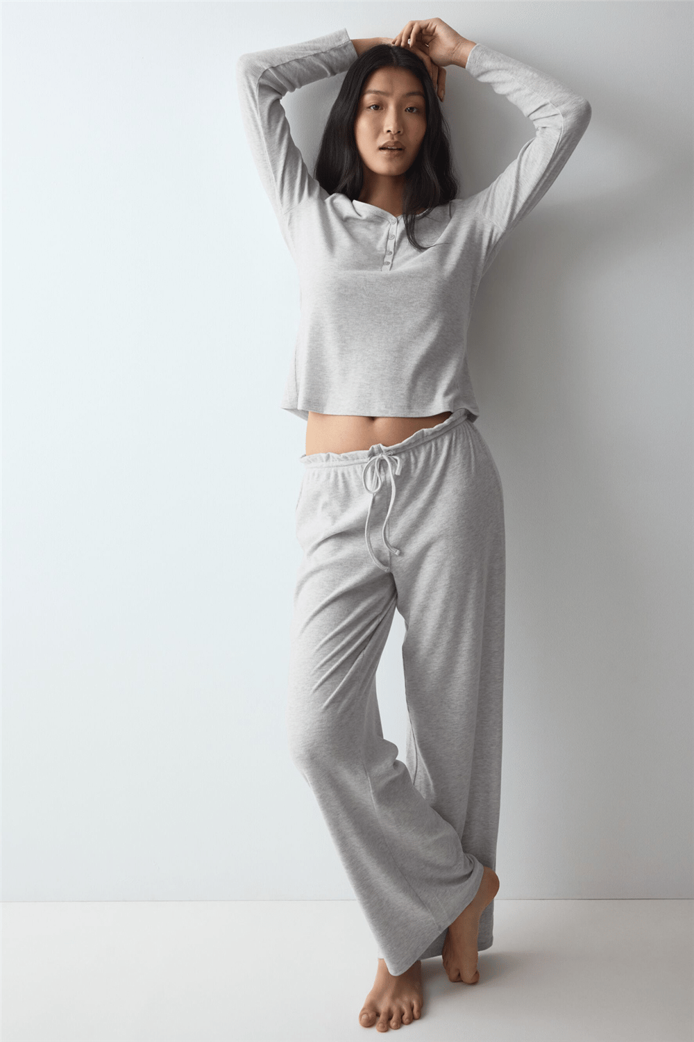 Triumph Mix & Match Trousers Soft Kadın Pijama Altı Gri