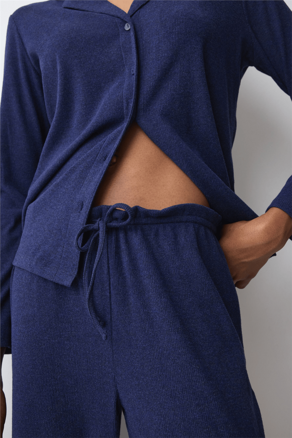 Triumph Mix & Match Trousers Soft Kadın Pijama Altı Mavi