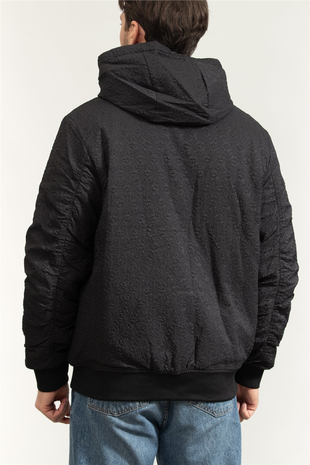 Versace Jeans Couture Crinkle Argyle NL Jacket Erkek Mont