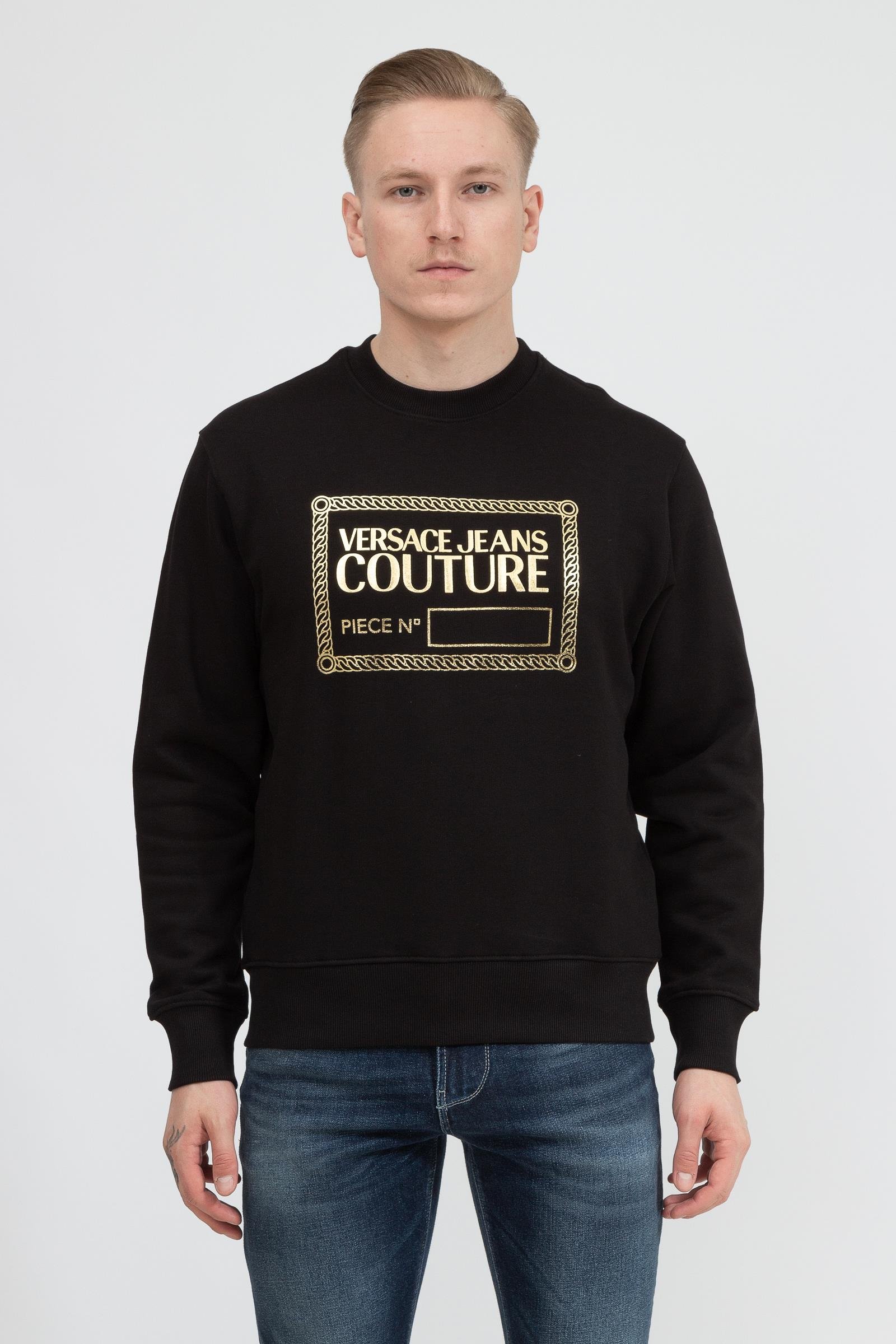 Versace Jeans Couture Erkek Bisiklet Yaka Sweatshirt