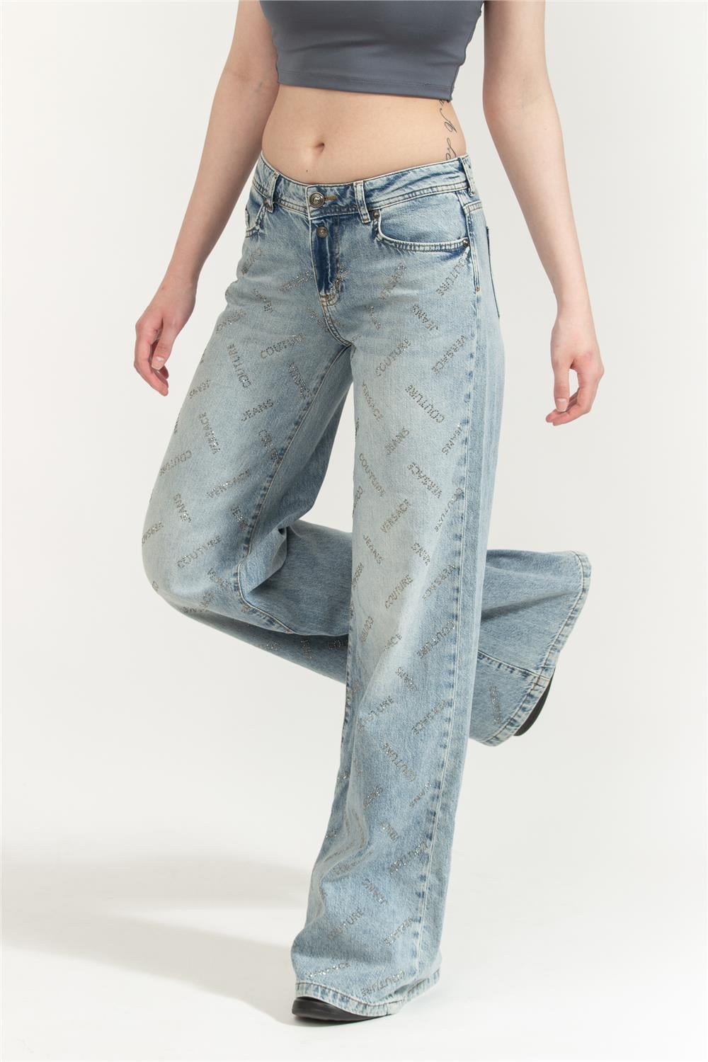 Versace Jeans Couture Kadın 5 Cepli Pantolon