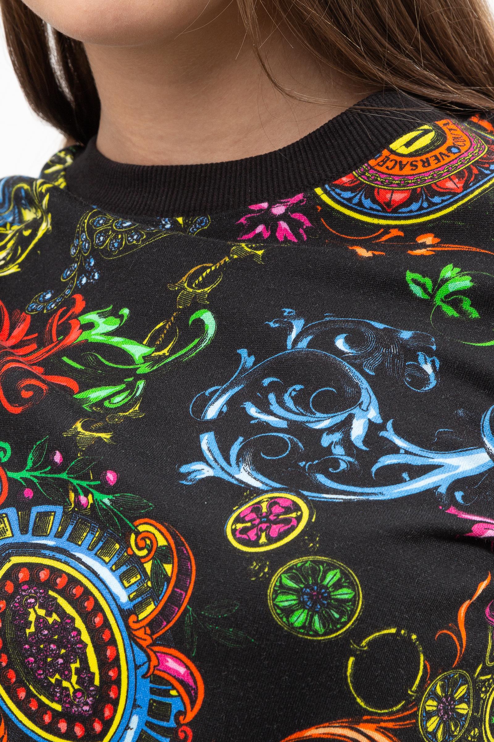 Versace Jeans Couture Kadın Bisiklet Yaka Sweatshirt