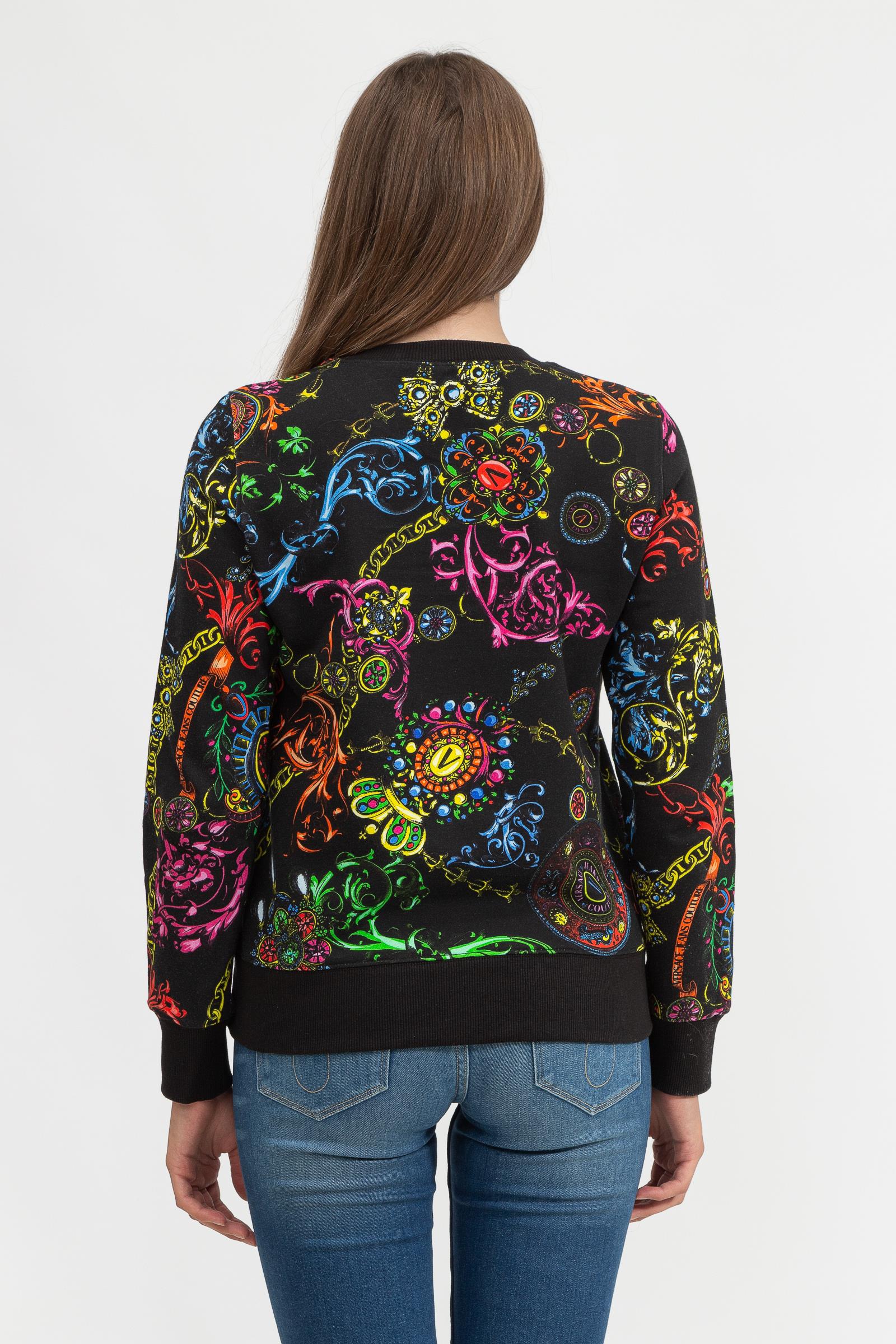 Versace Jeans Couture Kadın Bisiklet Yaka Sweatshirt