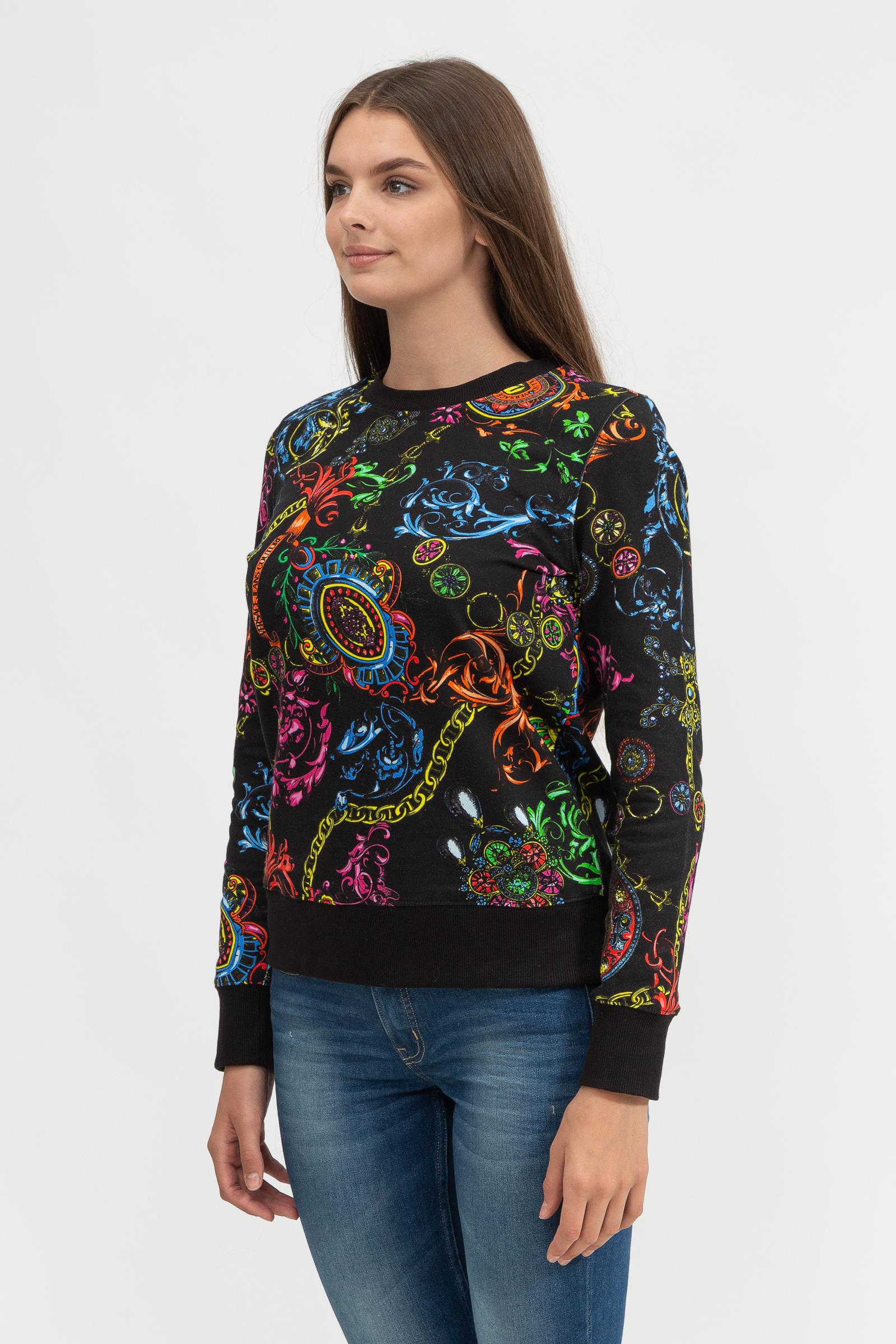 Versace Jeans Couture Kadın Bisiklet Yaka Sweatshirt