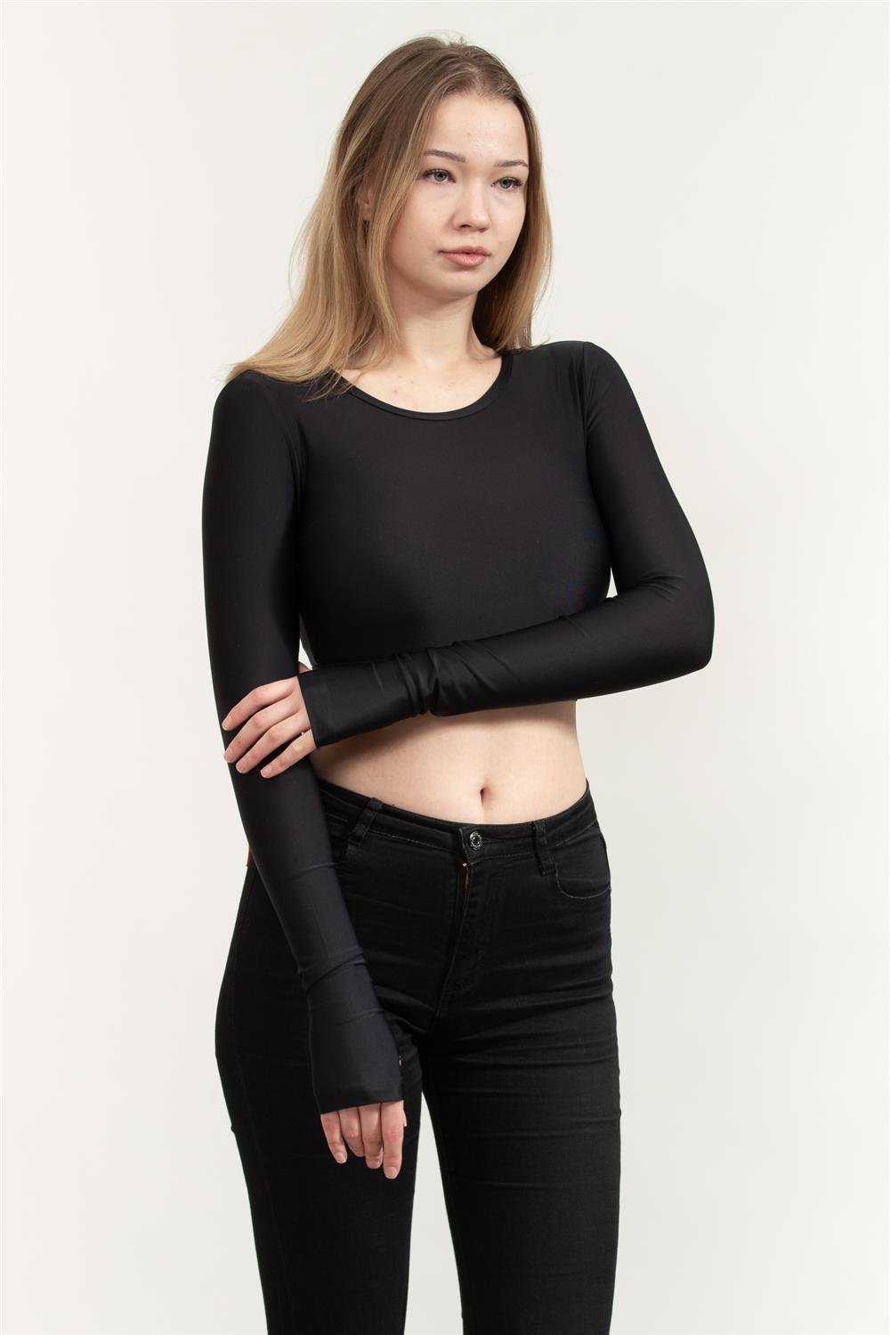 Versace Jeans Couture Kadın Bisiklet Yaka T-Shirt