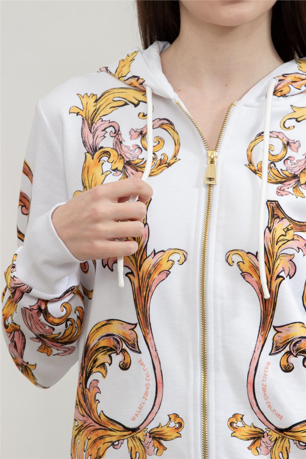 Versace Jeans Couture Kadın Fermuarlı Sweatshirt