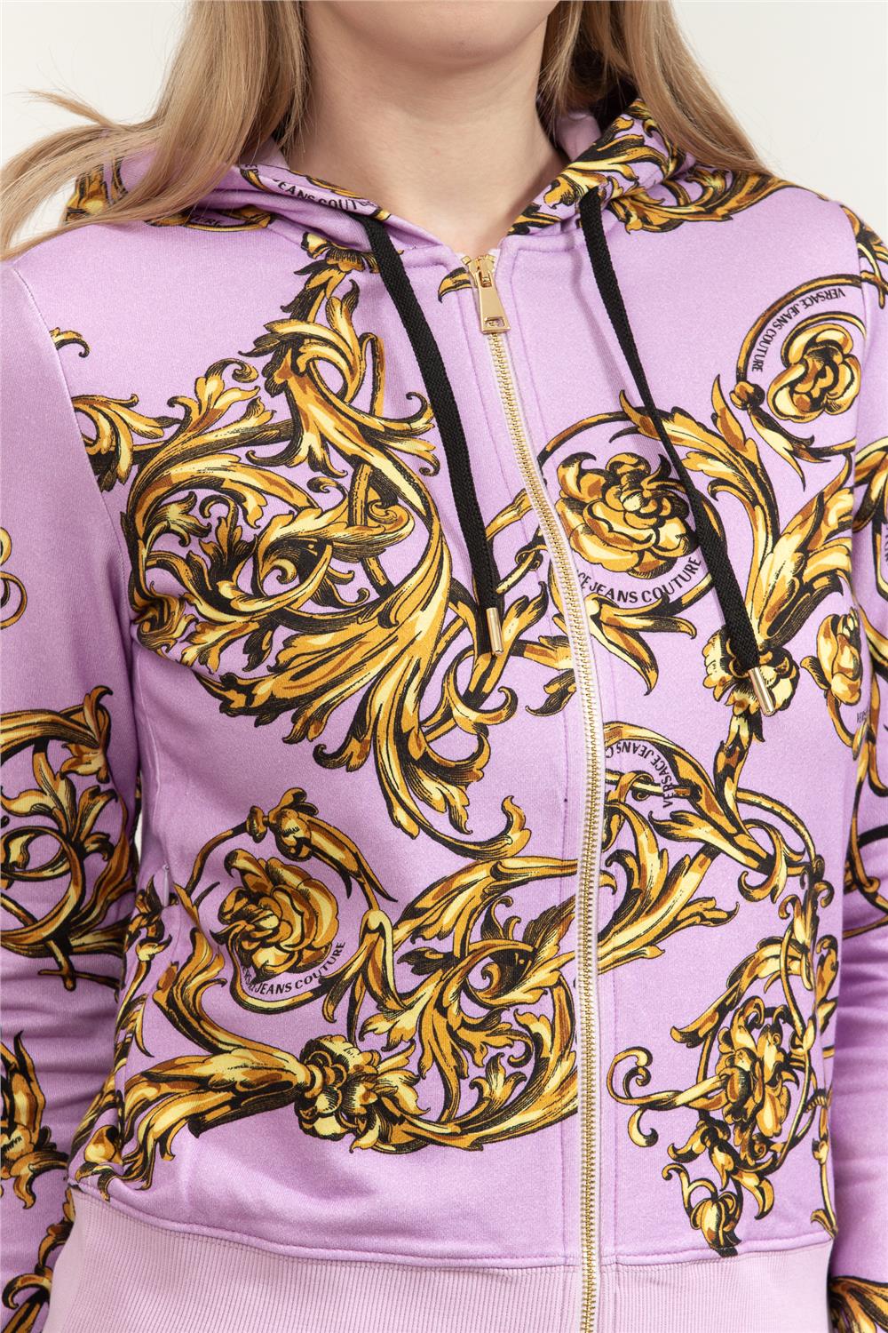 Versace Jeans Couture Kadın Fermuarlı Sweatshirt