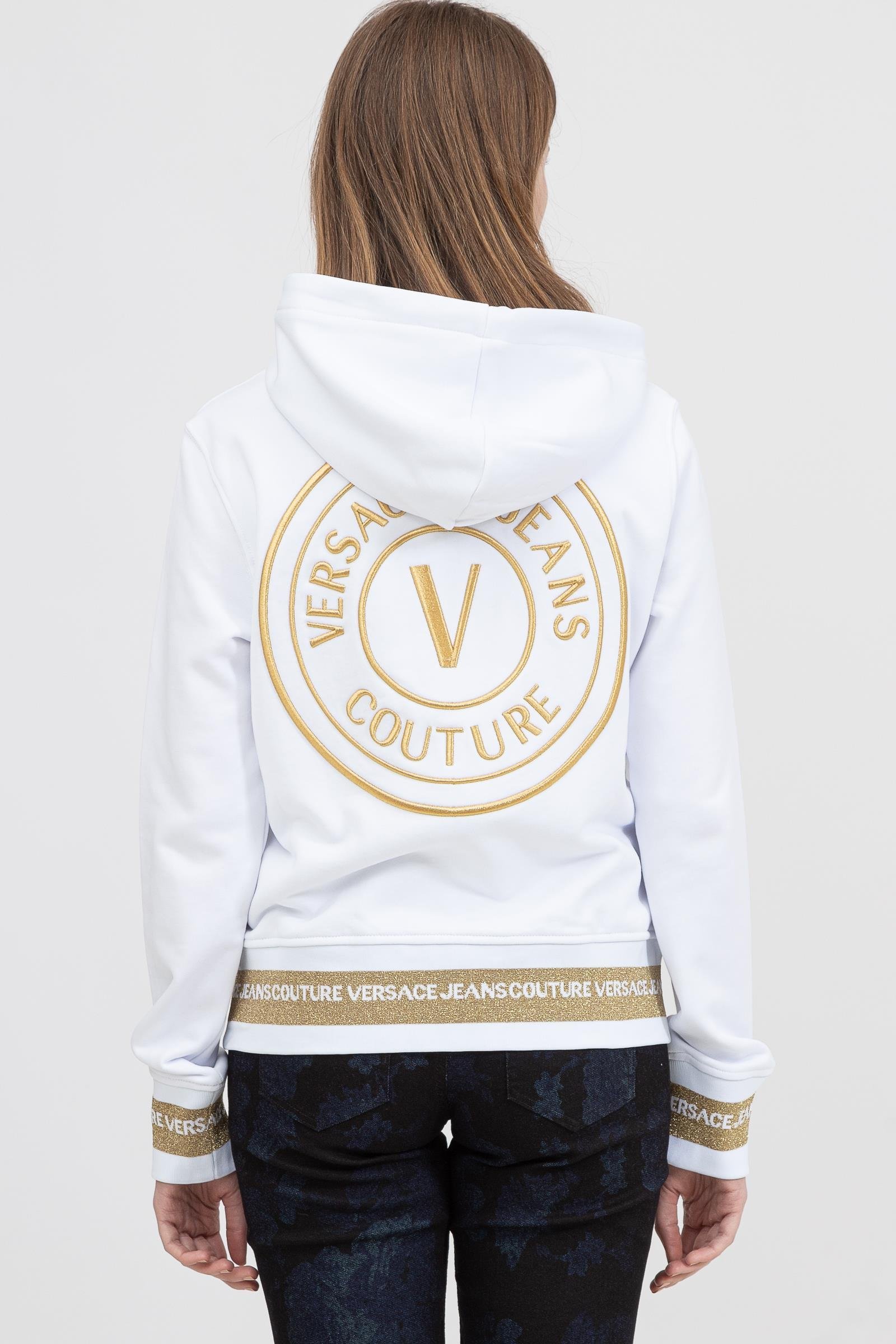 Versace Jeans Couture Kadın Fermuarlı Sweatshirt
