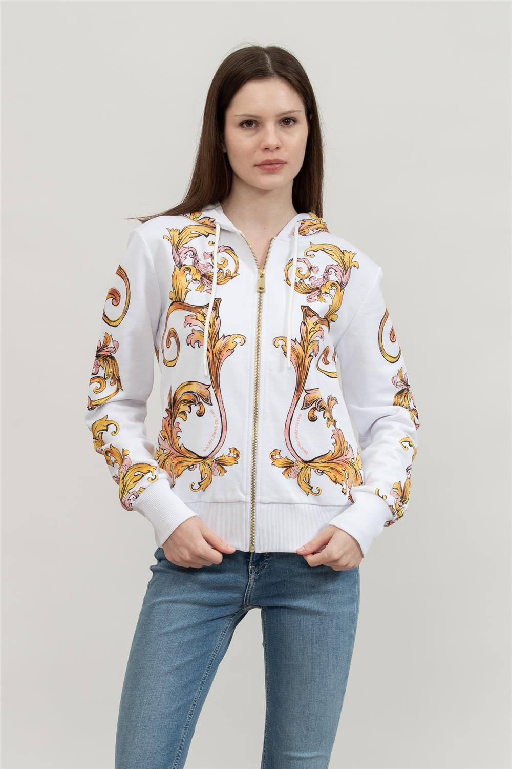 Versace Jeans Couture Kadın Fermuarlı Sweatshirt