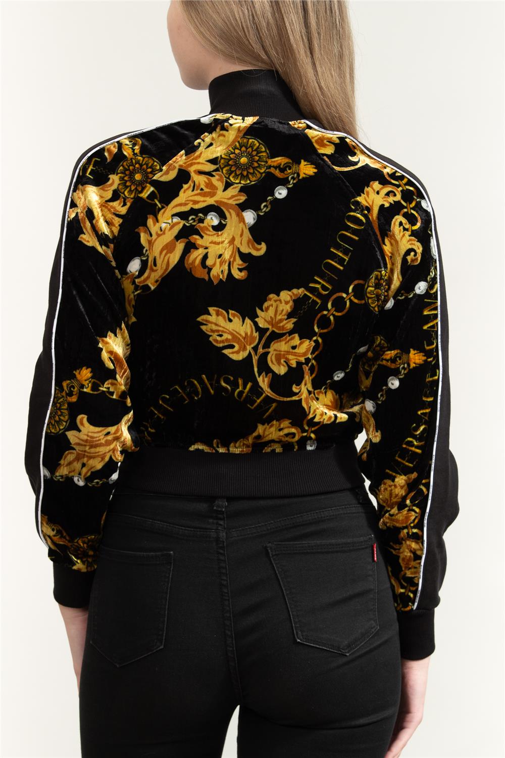 Versace Jeans Couture Kadın Fermuarlı Sweatshirt