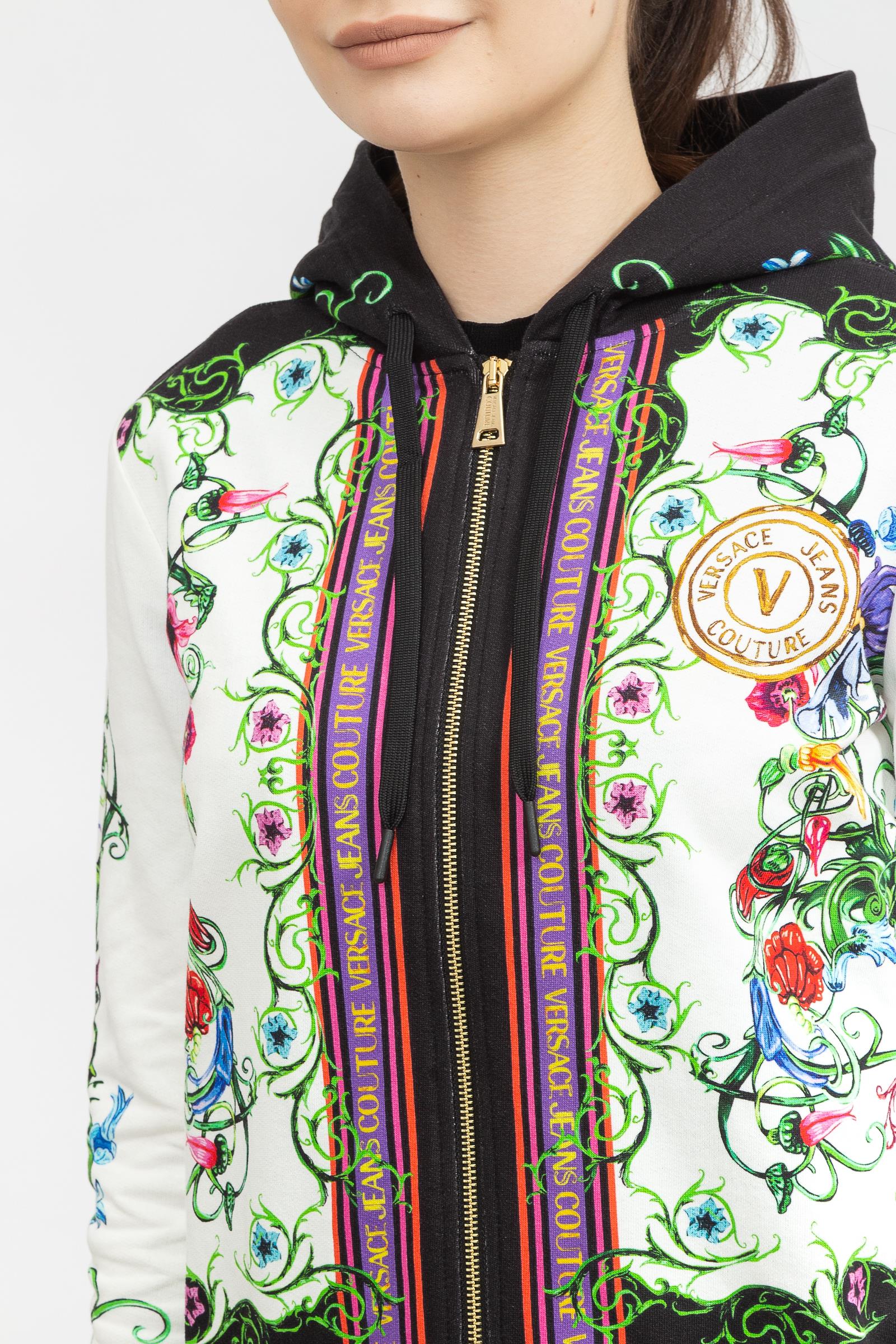 Versace Jeans Couture Kadın Fermuarlı Sweatshirt