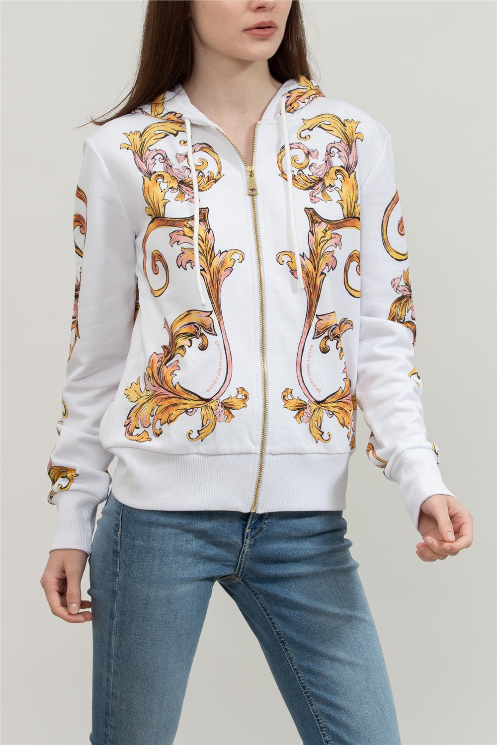 Versace Jeans Couture Kadın Fermuarlı Sweatshirt