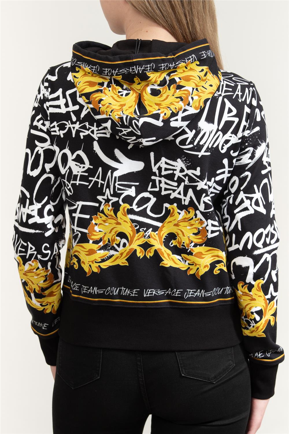Versace Jeans Couture Kadın Fermuarlı Sweatshirt