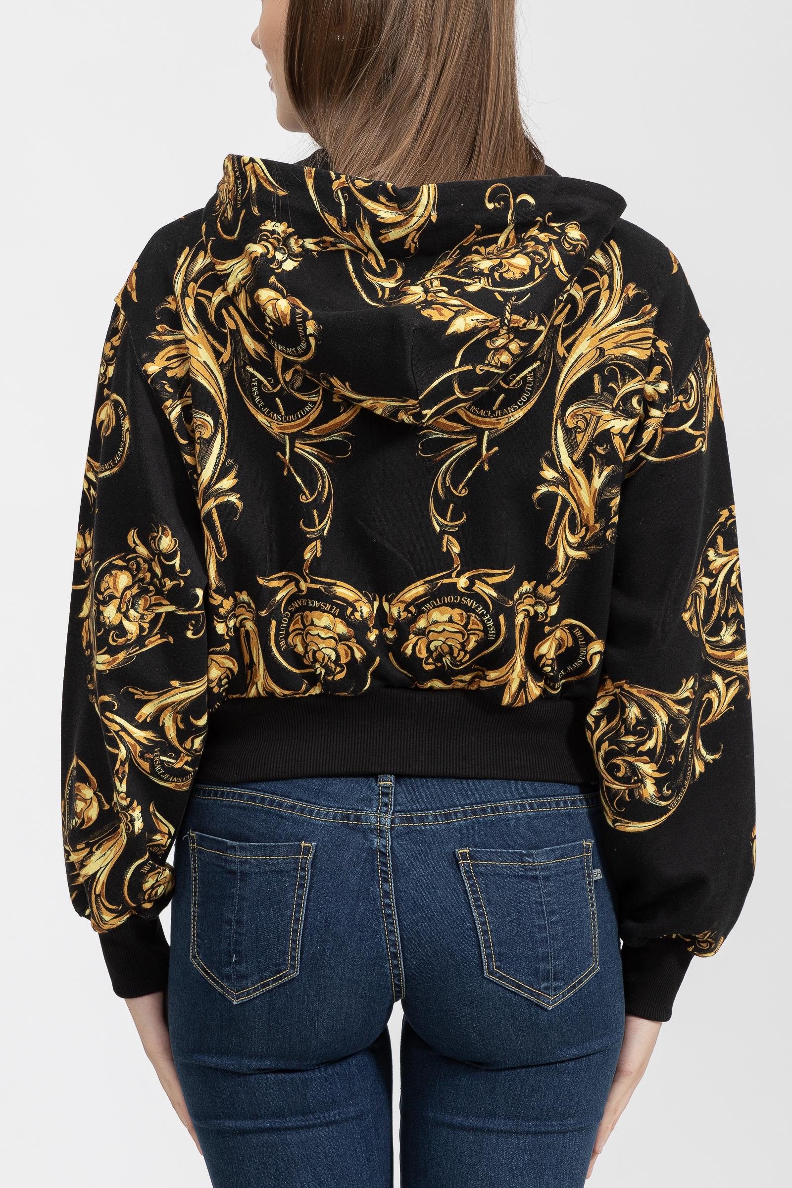 Versace Jeans Couture Kadın Kapüşonlu Sweatshirt