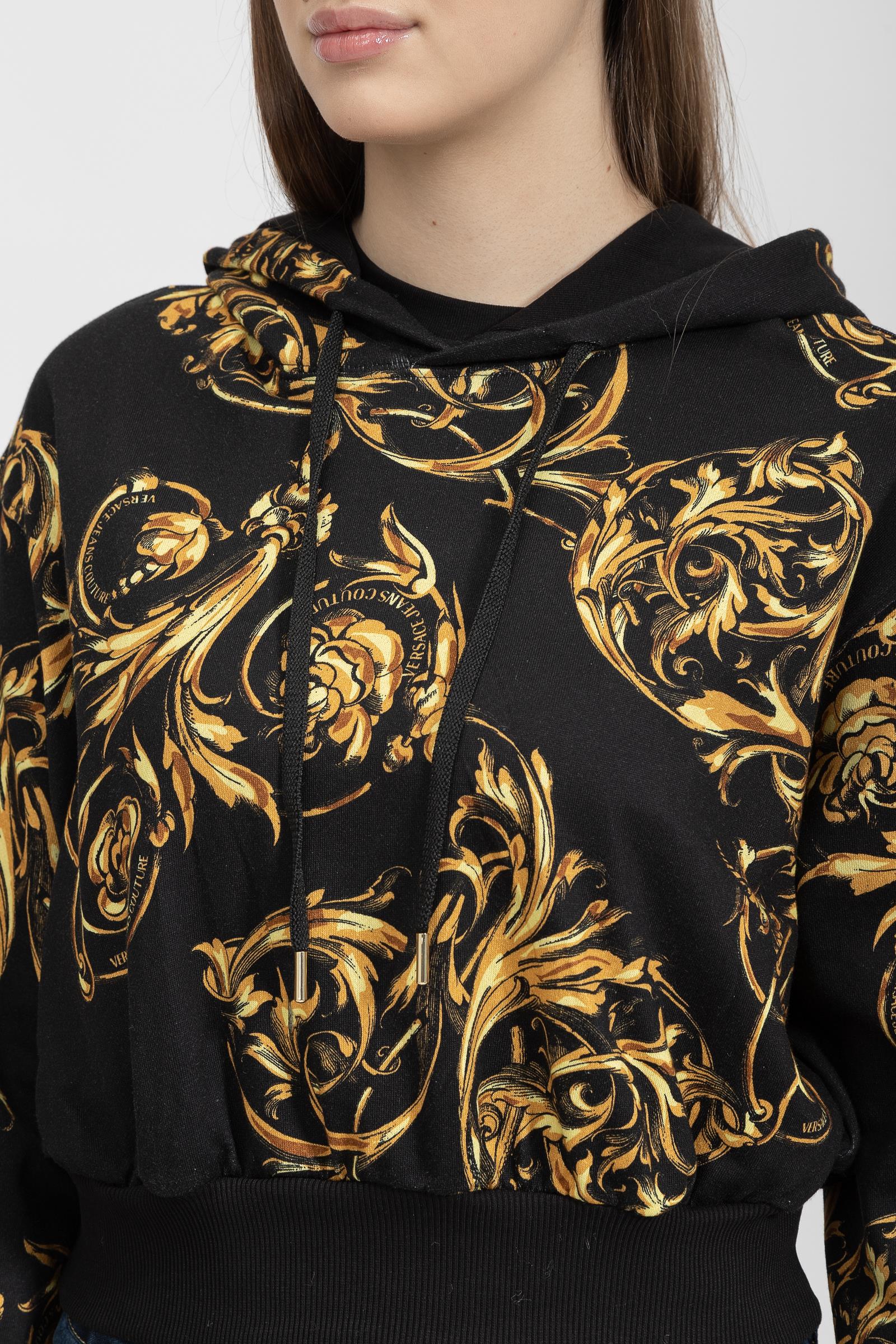 Versace Jeans Couture Kadın Kapüşonlu Sweatshirt