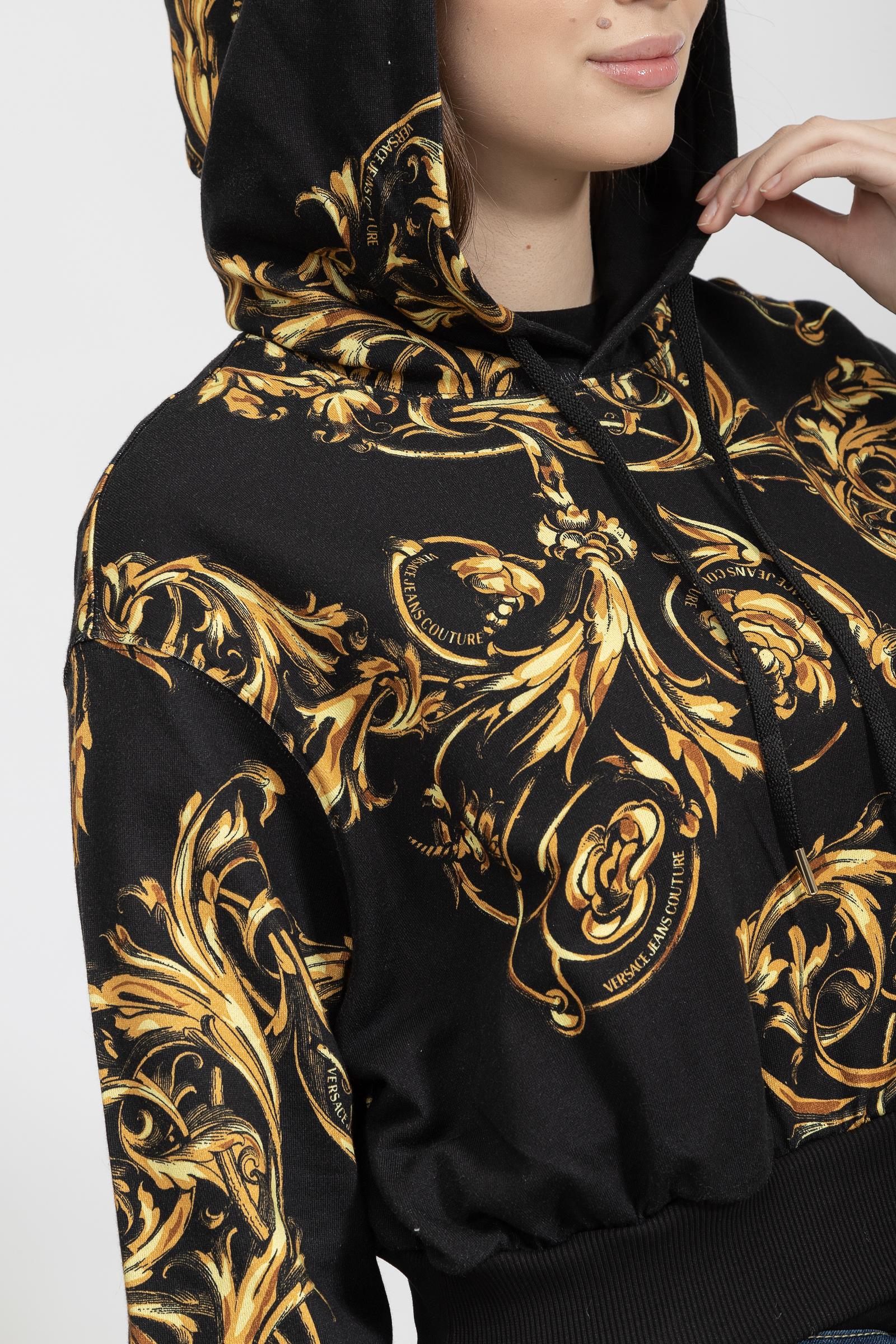 Versace Jeans Couture Kadın Kapüşonlu Sweatshirt