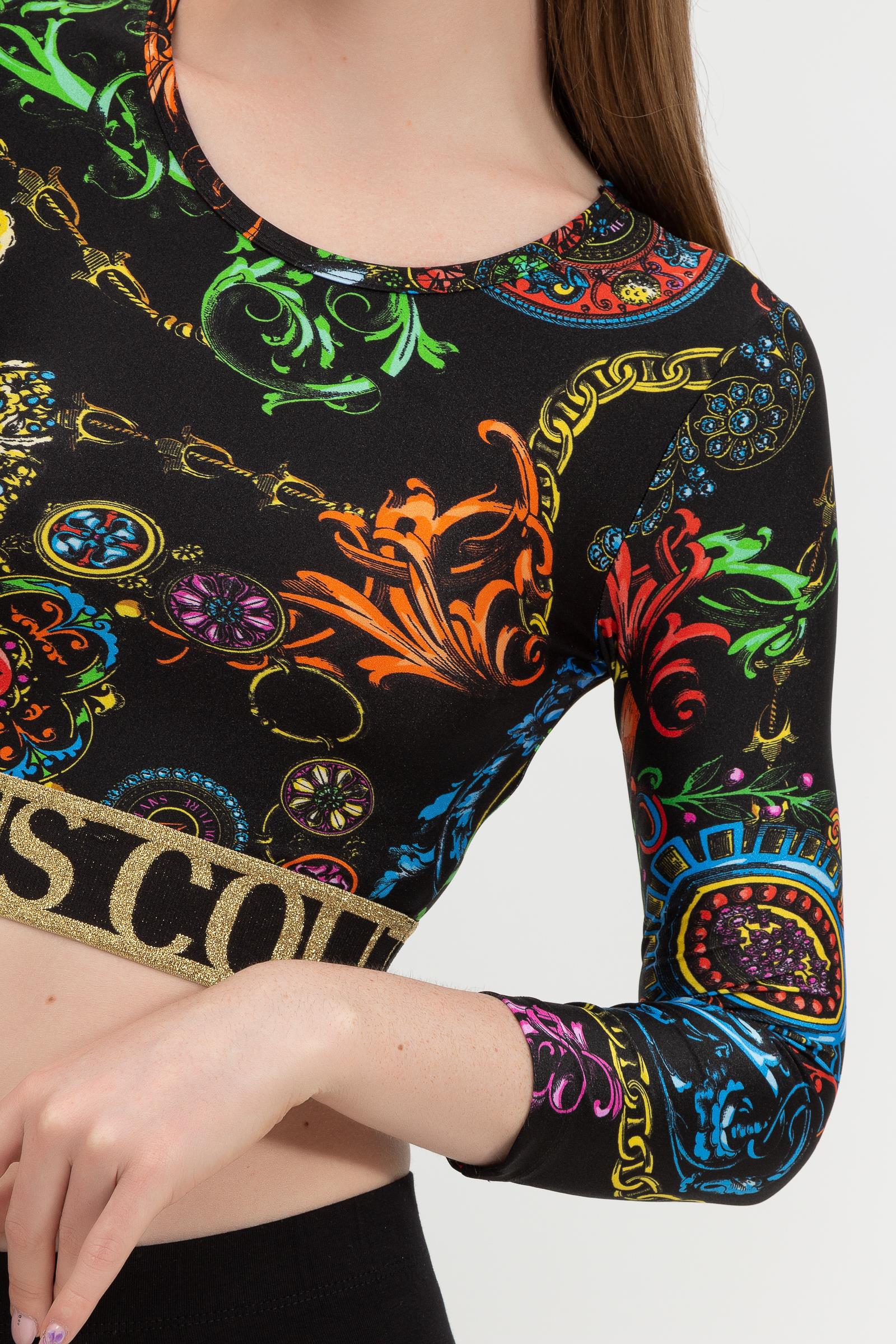 Versace Jeans Couture Kadın Uzun Kollu T-Shirt