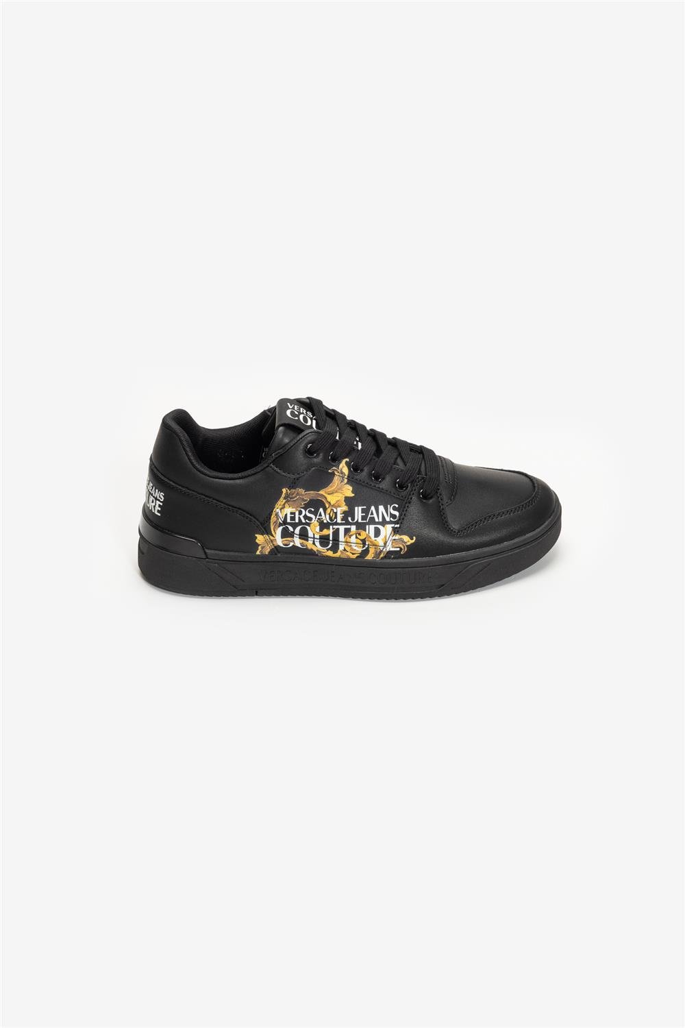Versace Jeans Couture Leather Baroque Print Erkek Sneaker