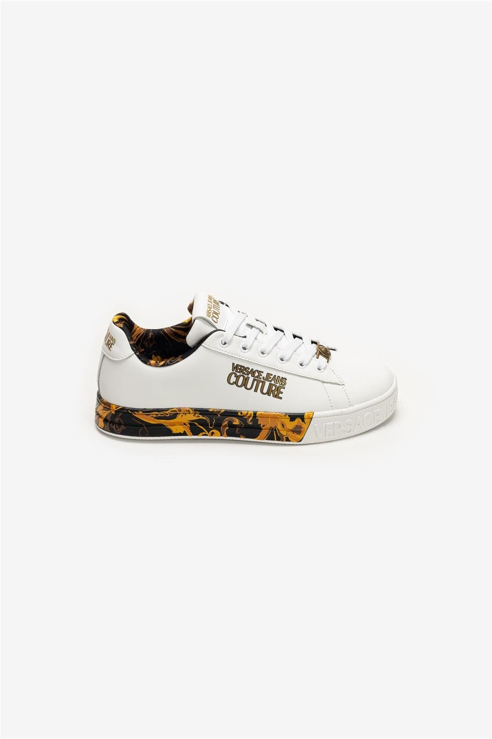 Versace Jeans Couture Leather Printed Outsole Kadın Sneaker