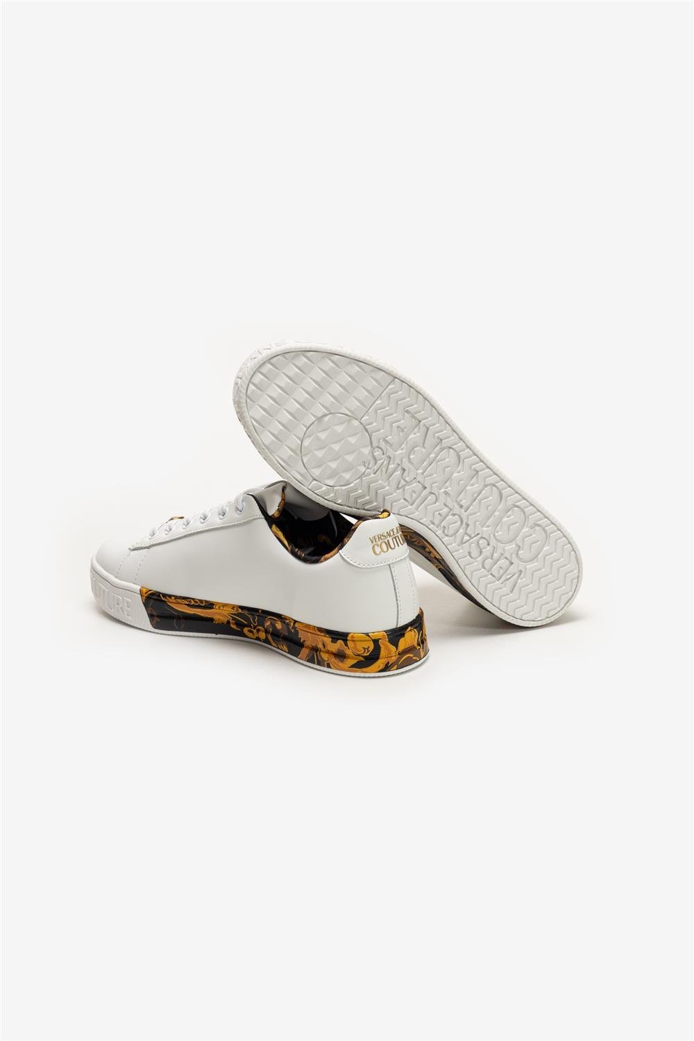Versace Jeans Couture Leather Printed Outsole Kadın Sneaker