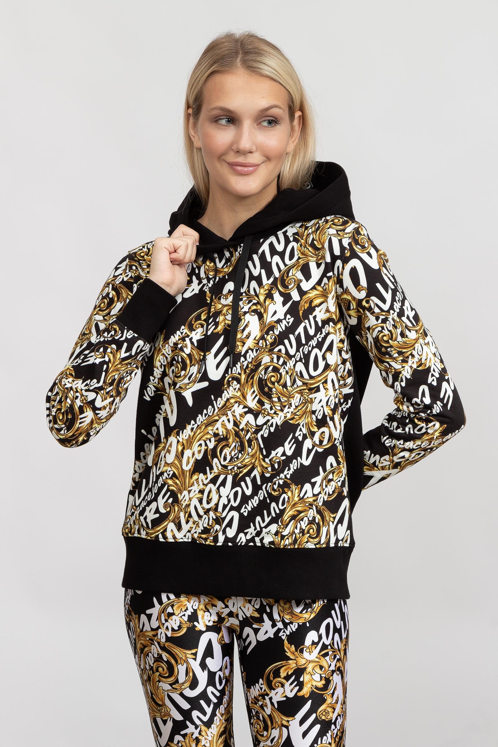 Versace Jeans Couture Mix Kadın Kapüşonlu Sweatshirt