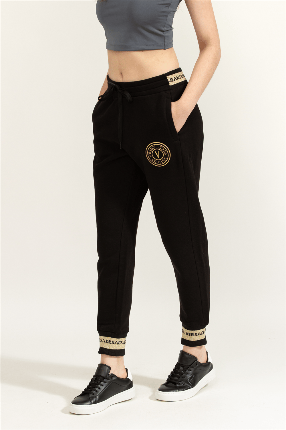 Versace Jeans Couture R Vemblem S Embro Kadın Eşofman Altı