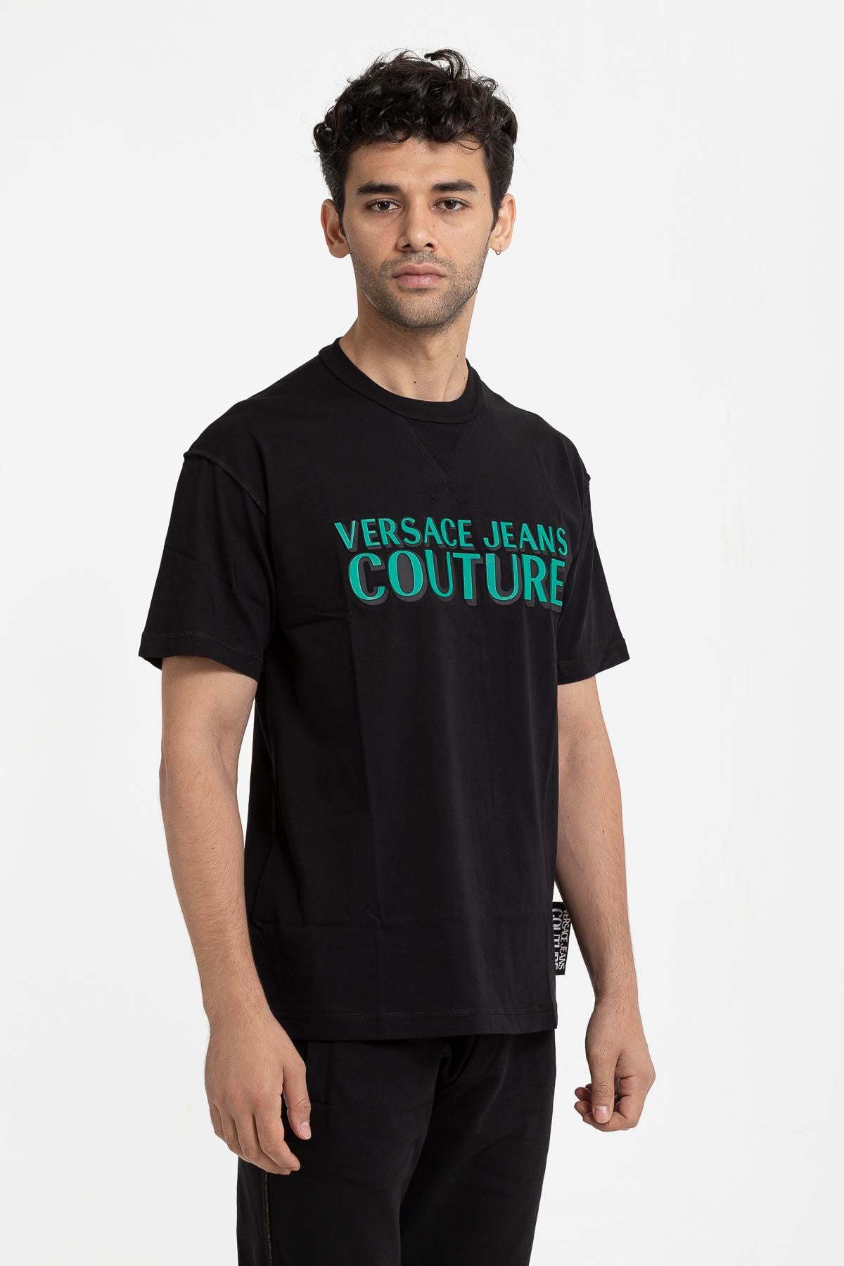 Versace Jeans Couture  Slim Fit %100 Pamuklu Erkek T-Shirt