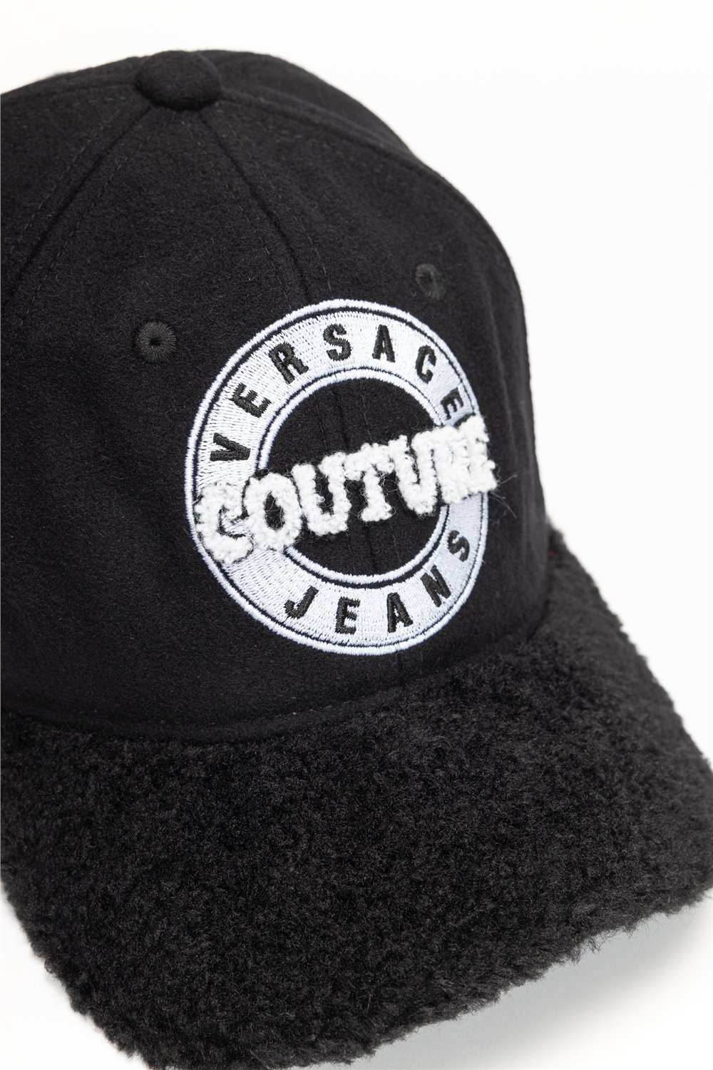 Versace Jeans Couture Wool Teddy Erkek Baseball Şapka