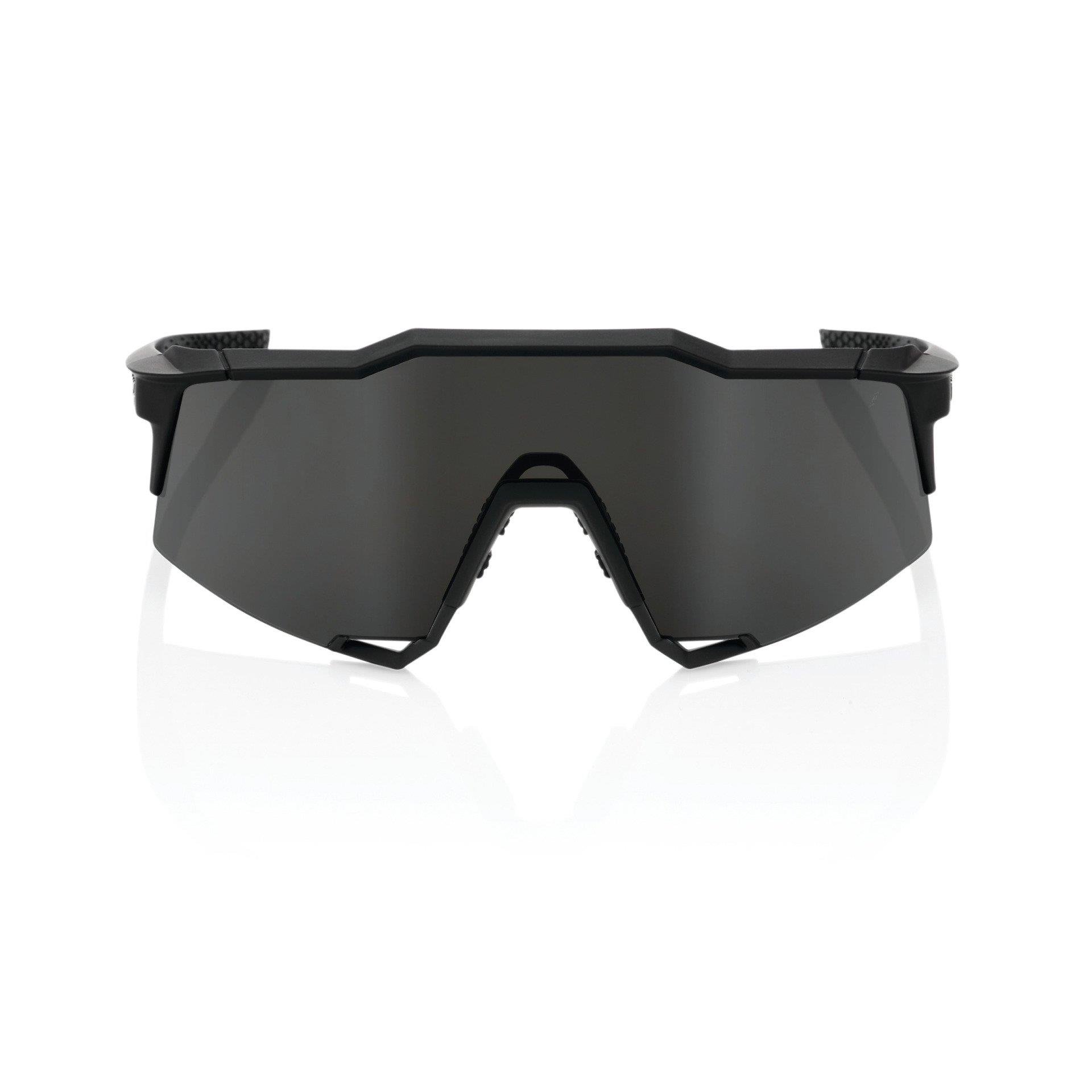 100% SPEEDCRAFT - Soft Tact Black - Smoke Lens
