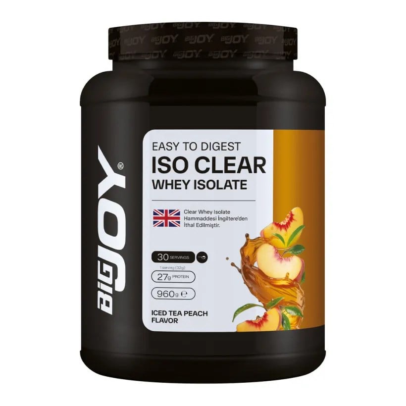 Bigjoy Iso Clear Whey Isolate 960g Ice Tea Şeftali