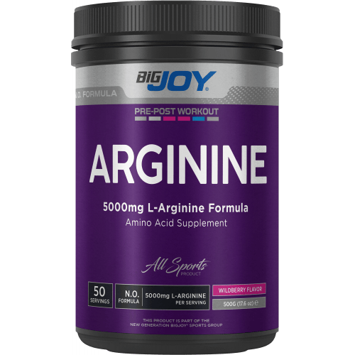 Bigjoy Sports Arginine Powder Orman Meyveli 500g