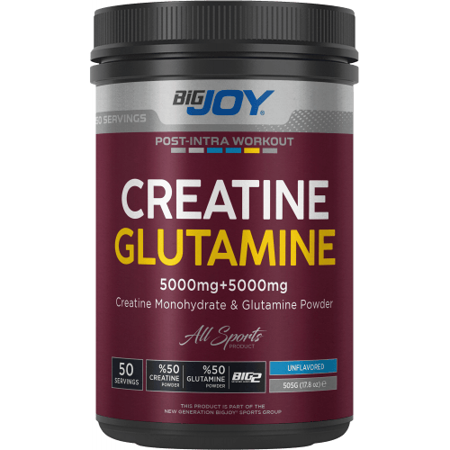 Bigjoy Sports BIG2 Creatine + Glutamine  Aromasız 505g