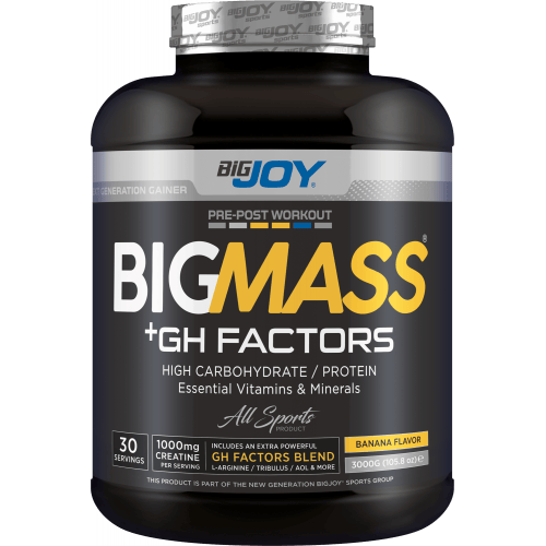 Bigjoy Sports BIGMASS Gainer GH FACTORS Muz 3000g