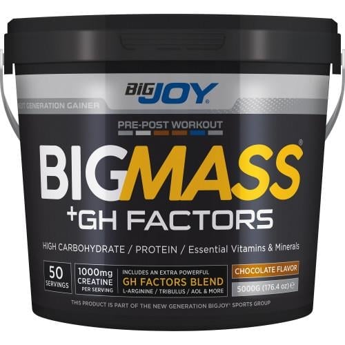Bigjoy Sports BIGMASS Gainer GH FACTORS Çikolata 5000g