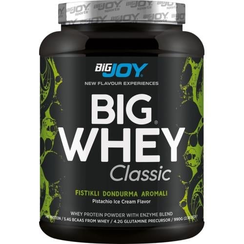 Bigjoy Sports BIGWHEY Whey Protein Classic Antep Fıstıklı Dondurma 990g 30 Servis
