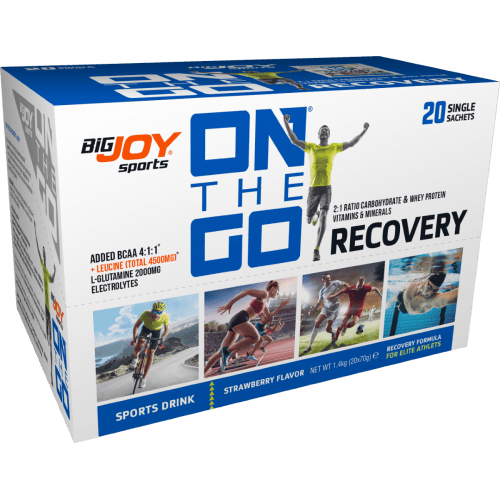 Bigjoy Sports ONTHEGO RECOVERY Sports Drink Çilek 20 x 70g