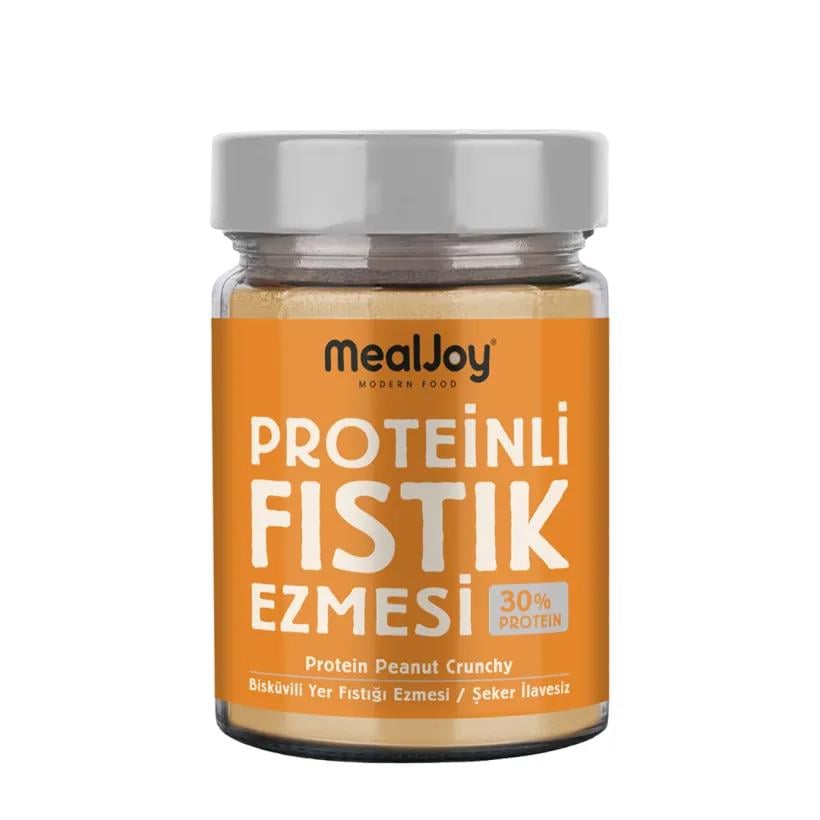 Mealjoy Proteinli Fıstık Ezmesi 320g Bisküvili