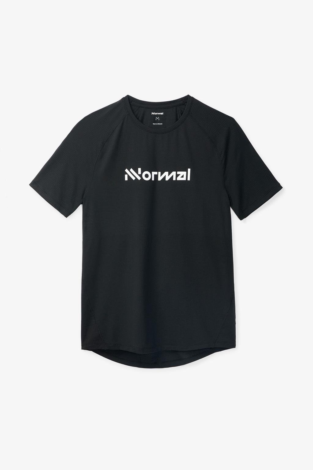 NNormal Race T-Shirt NN Siyah Erkek Koşu Tişörtü