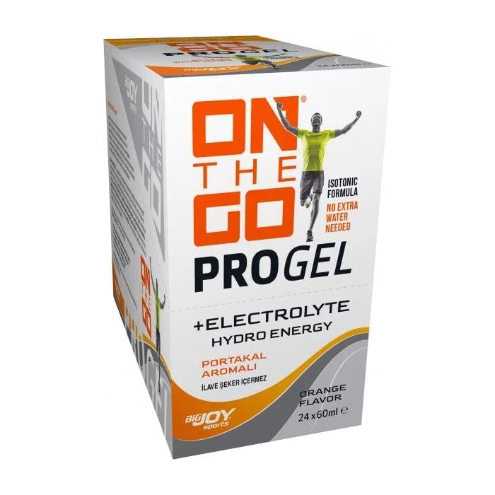 On The Go Progel Enerji Jeli Portakal Aromalı Kutu (24 Adet)