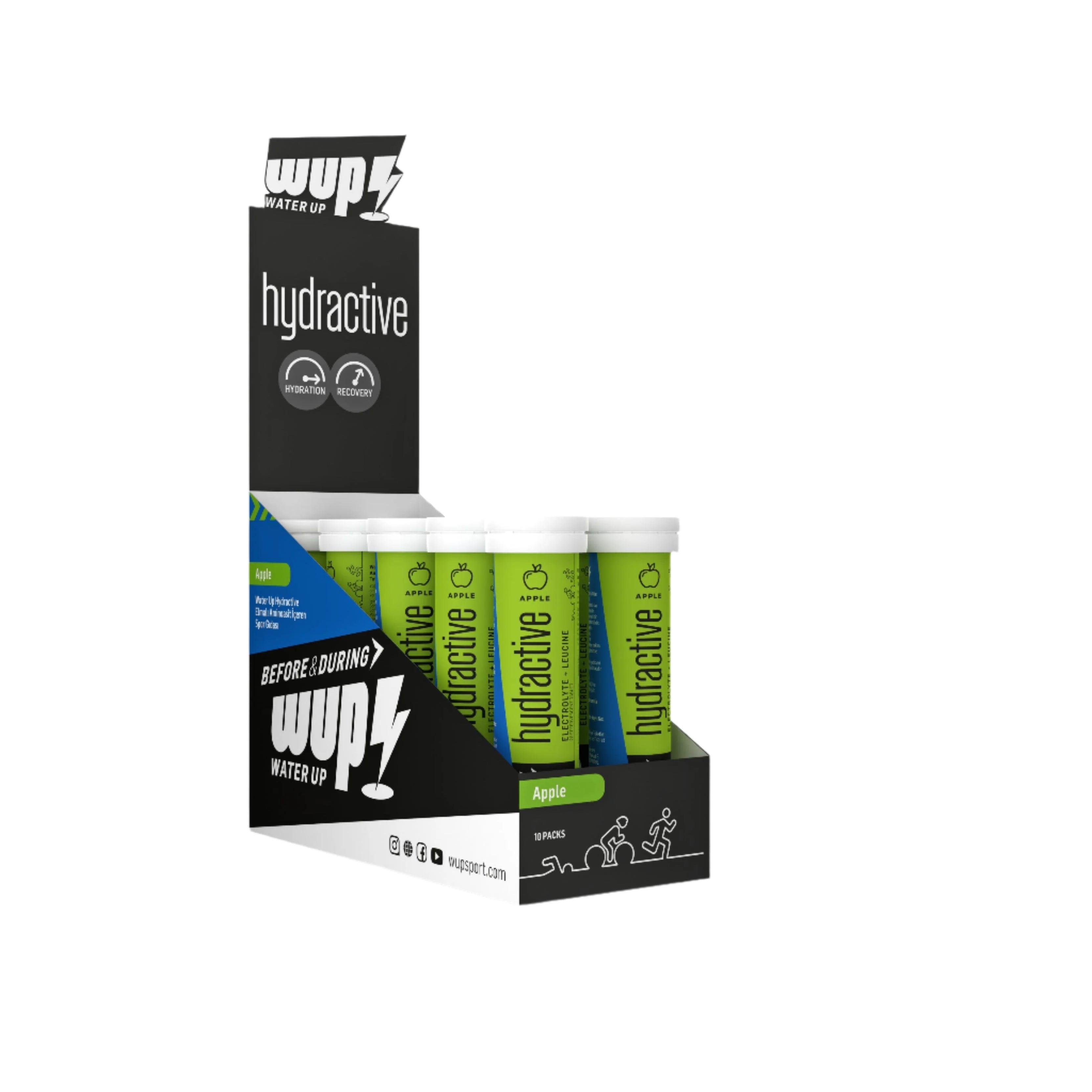 WUP Hydractive Elektrolit ve Lösinli Efervesan Tablet Elmalı Kutu (10x20 Tablet)