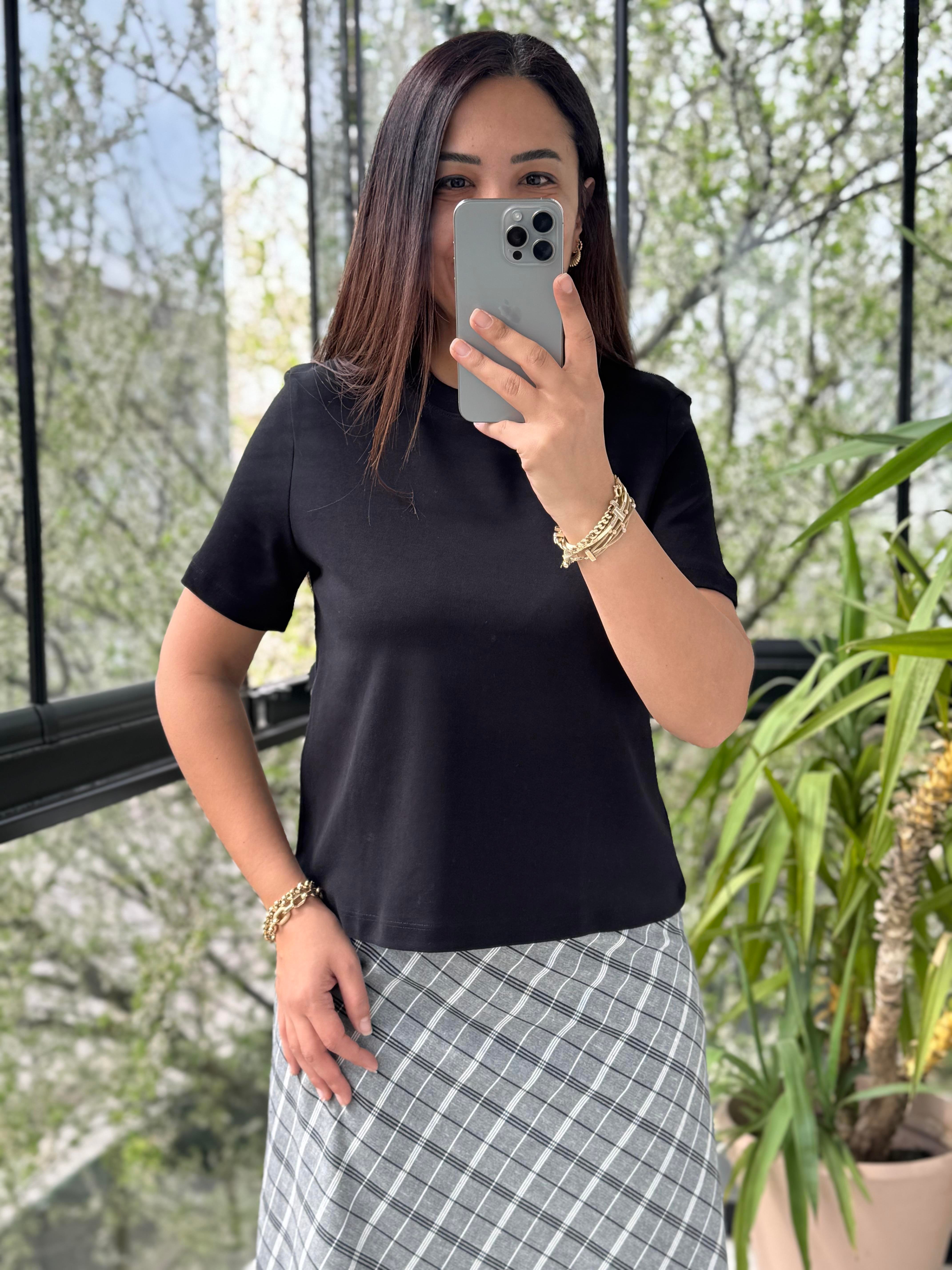 Dilvin Basic Tişört Siyah