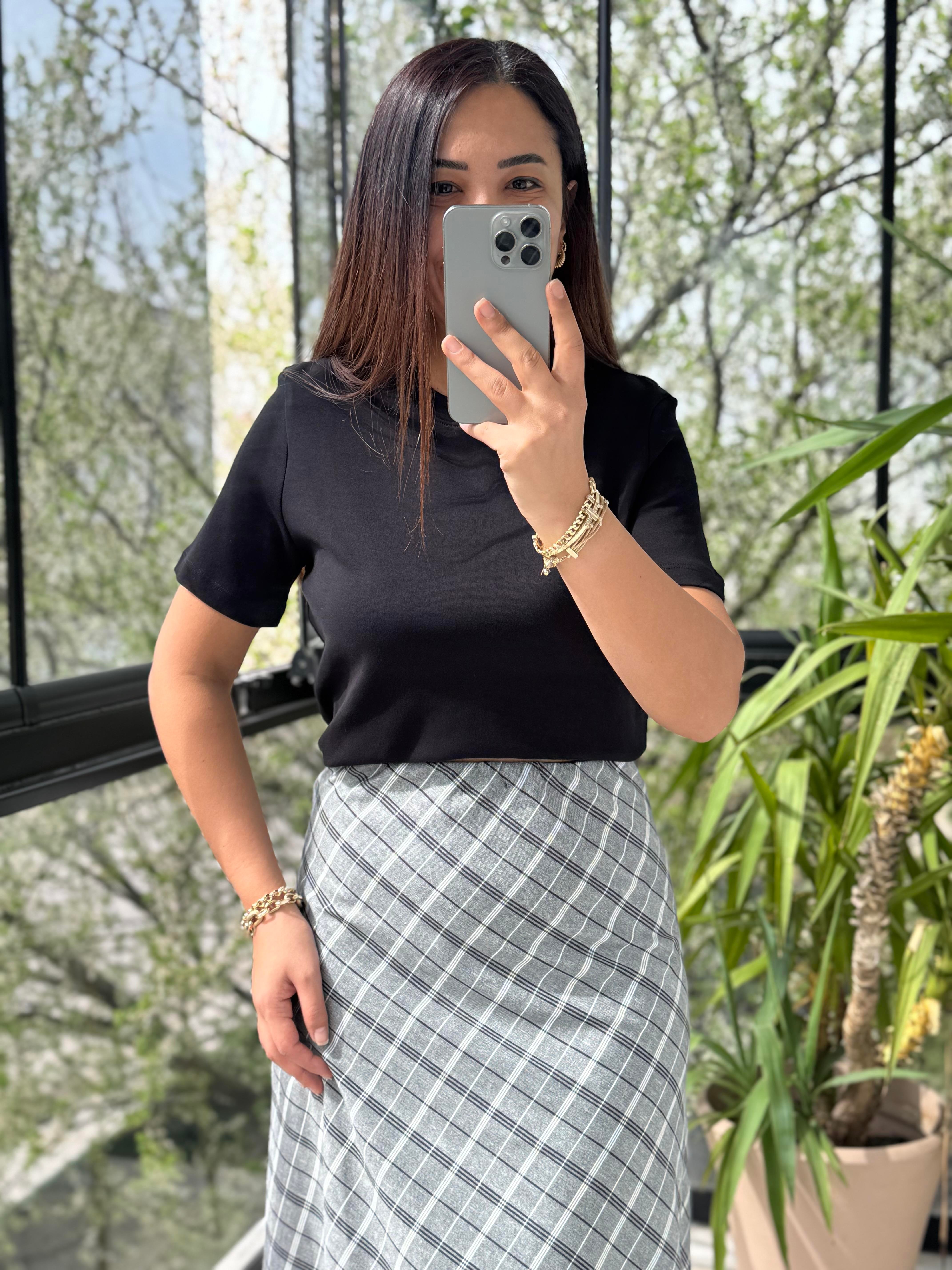 Dilvin Basic Tişört Siyah