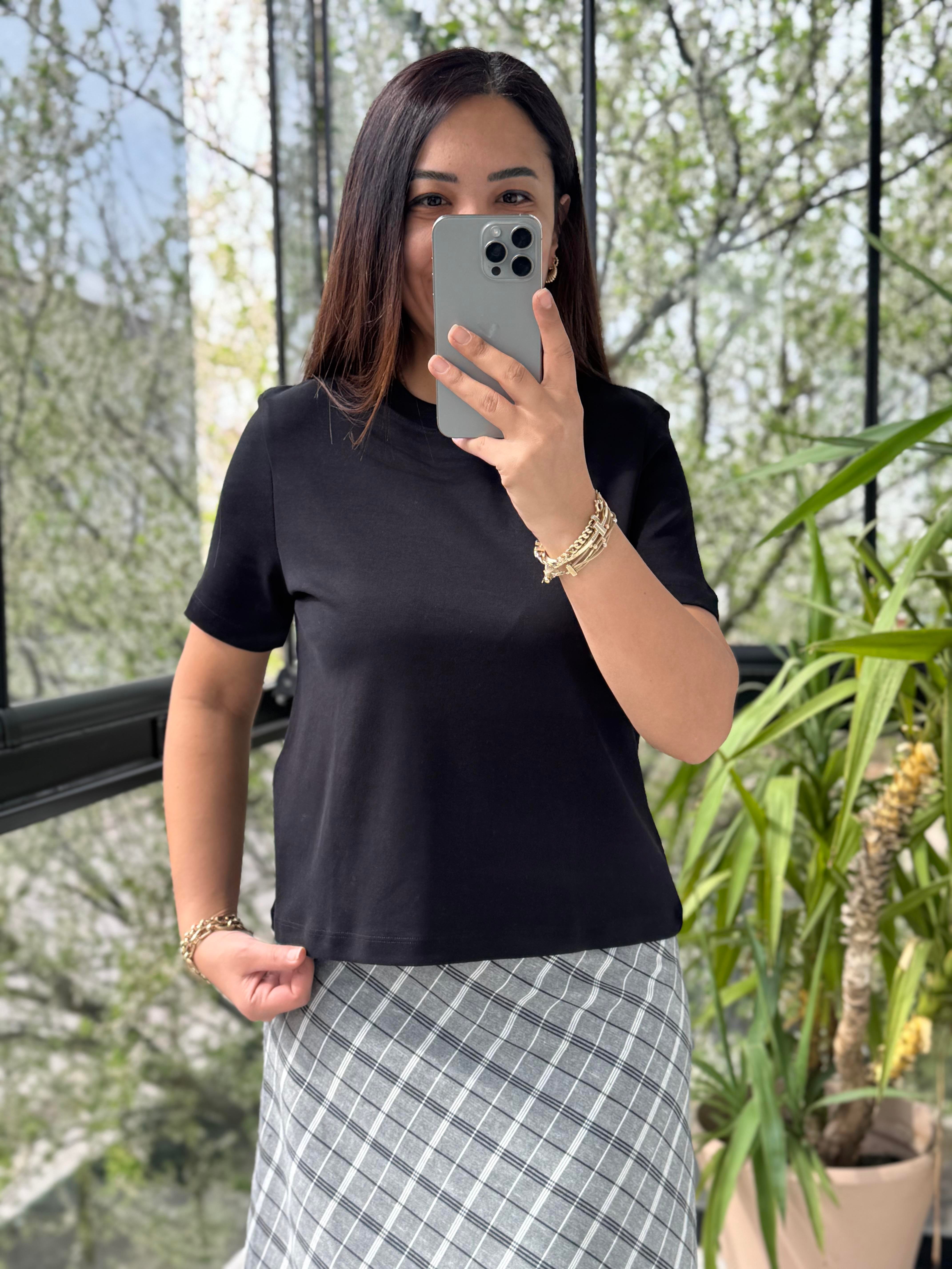 Dilvin Basic Tişört Siyah