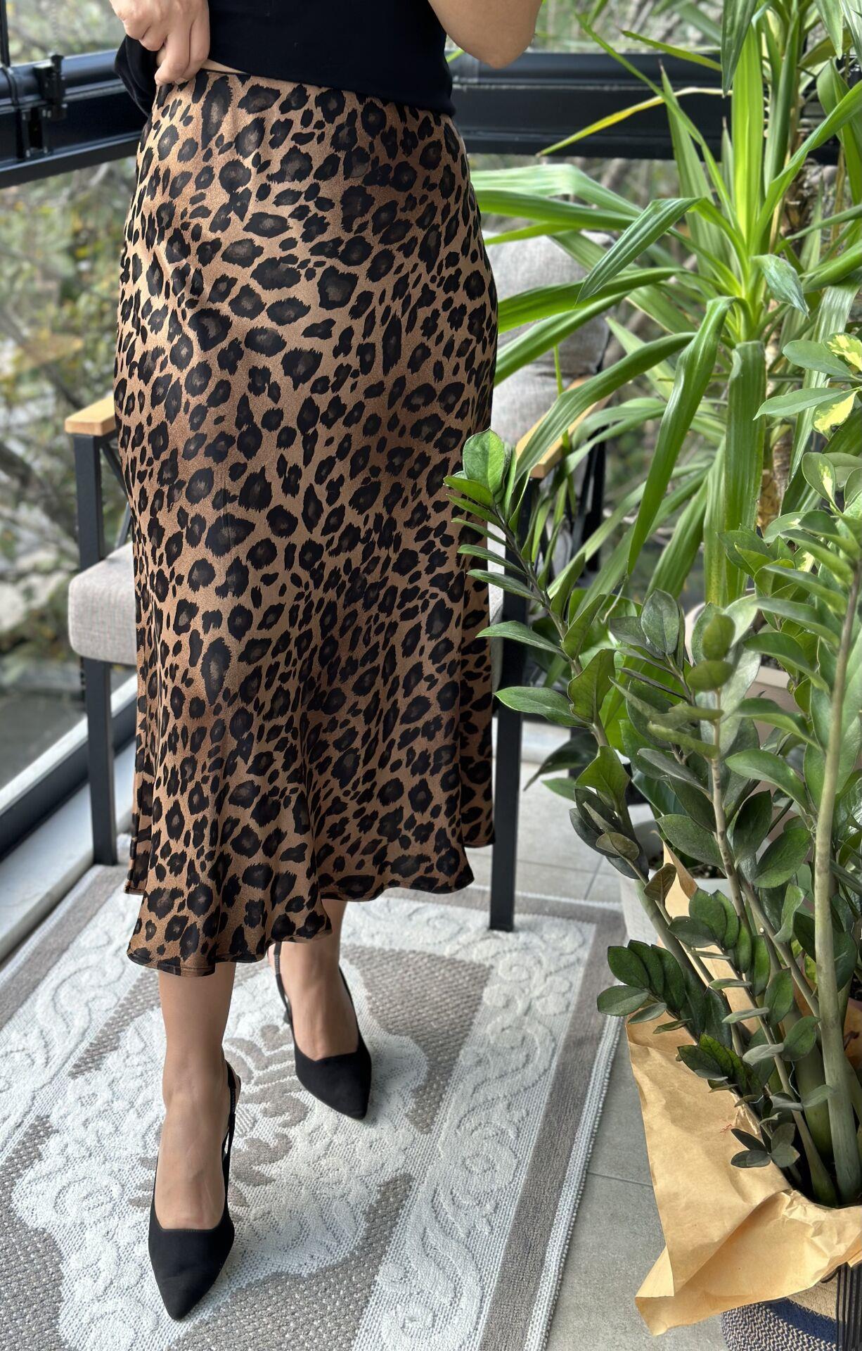 Leopar Saten Etek