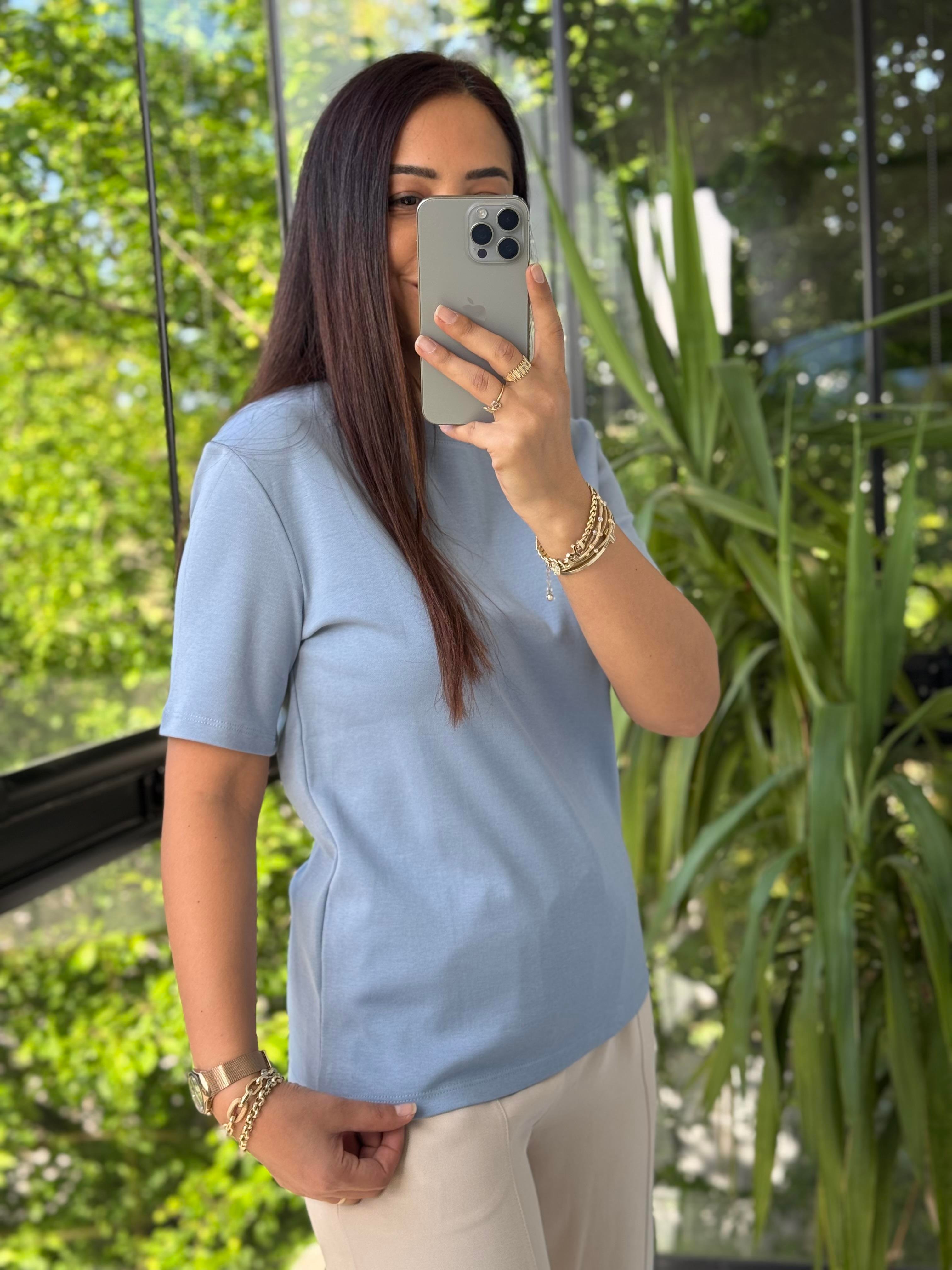 Massi Basic Tişört Bebe Mavi1