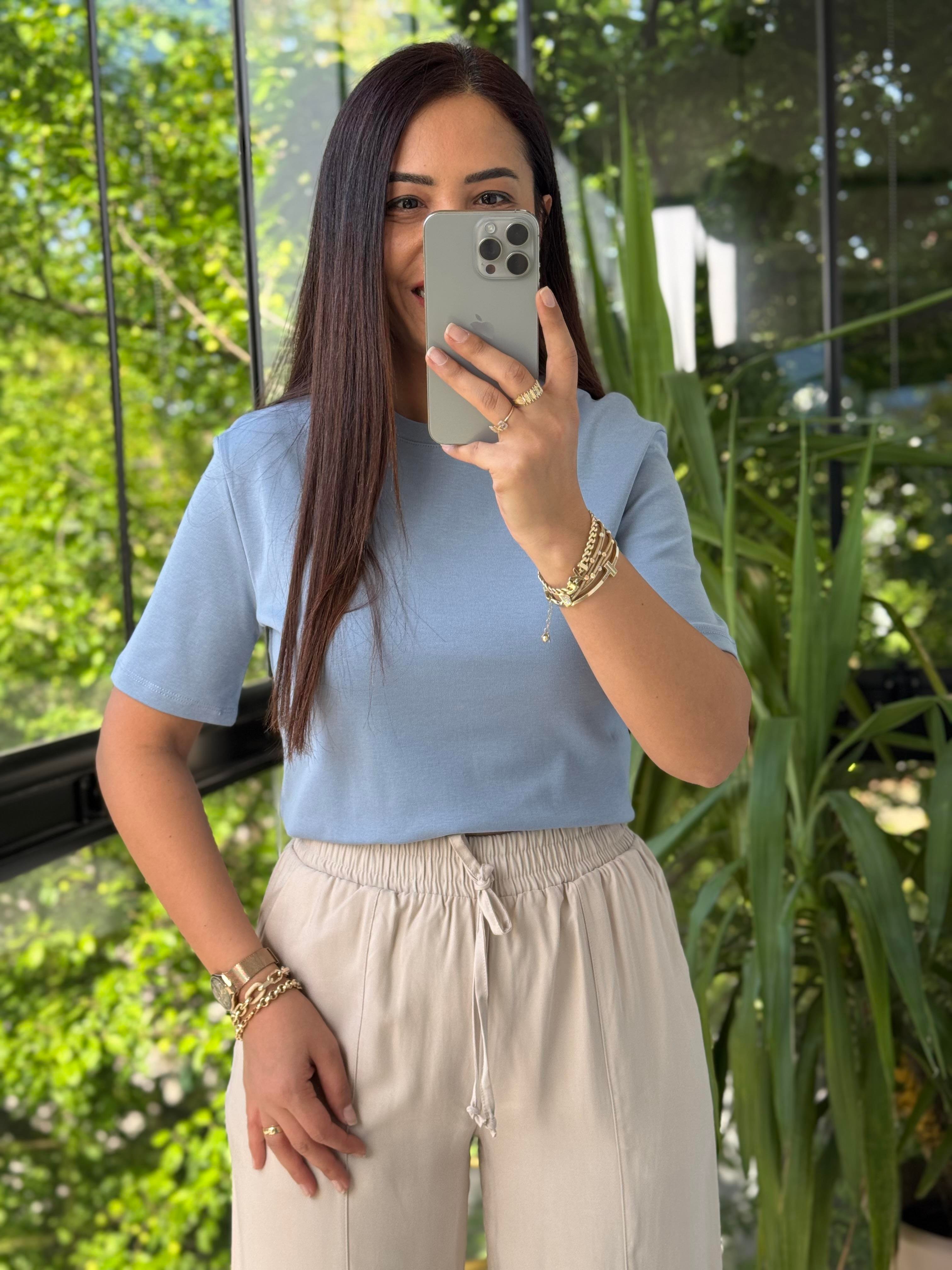 Massi Basic Tişört Bebe Mavi1