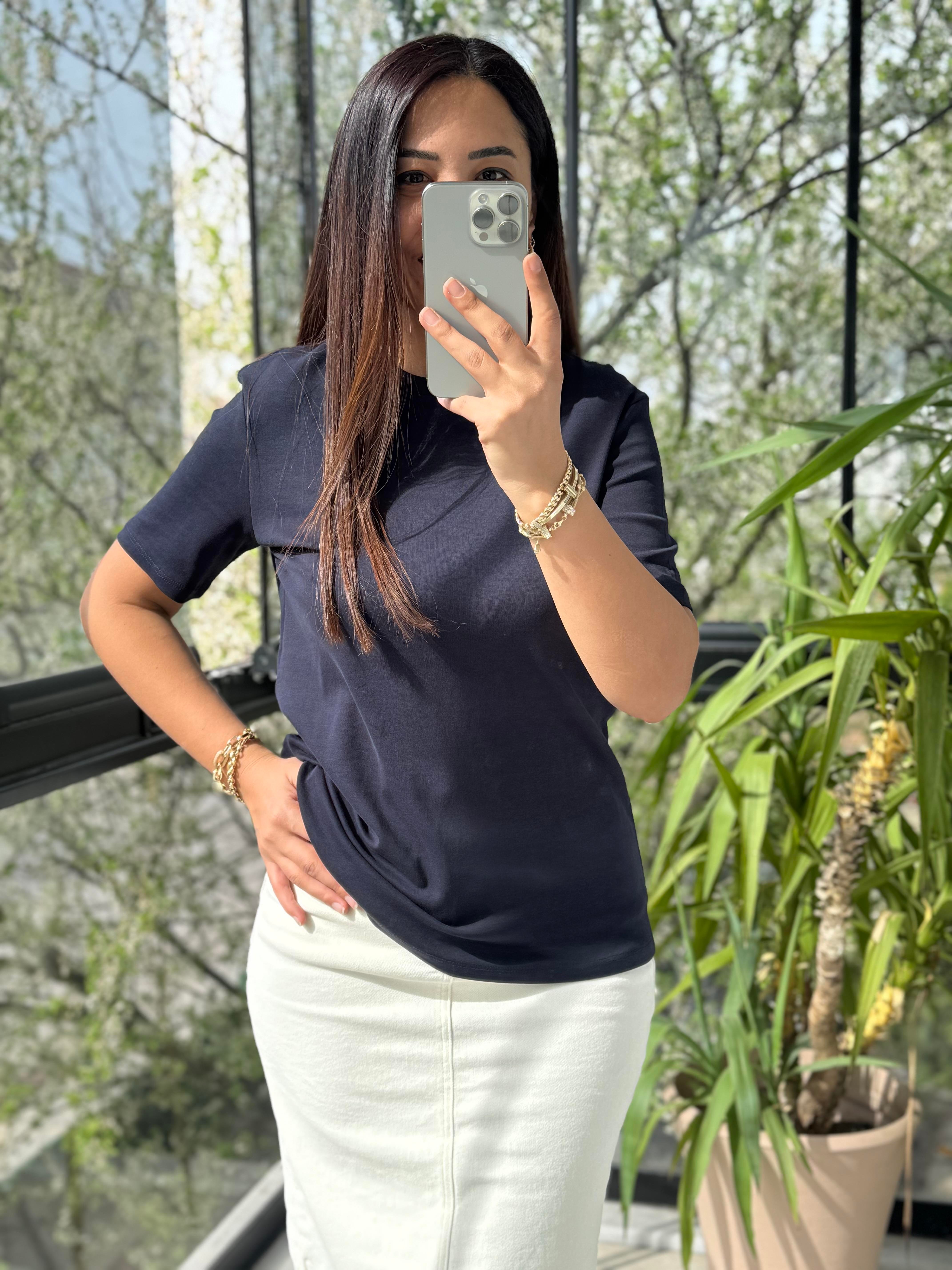 Massi Basic Tişört Lacivert