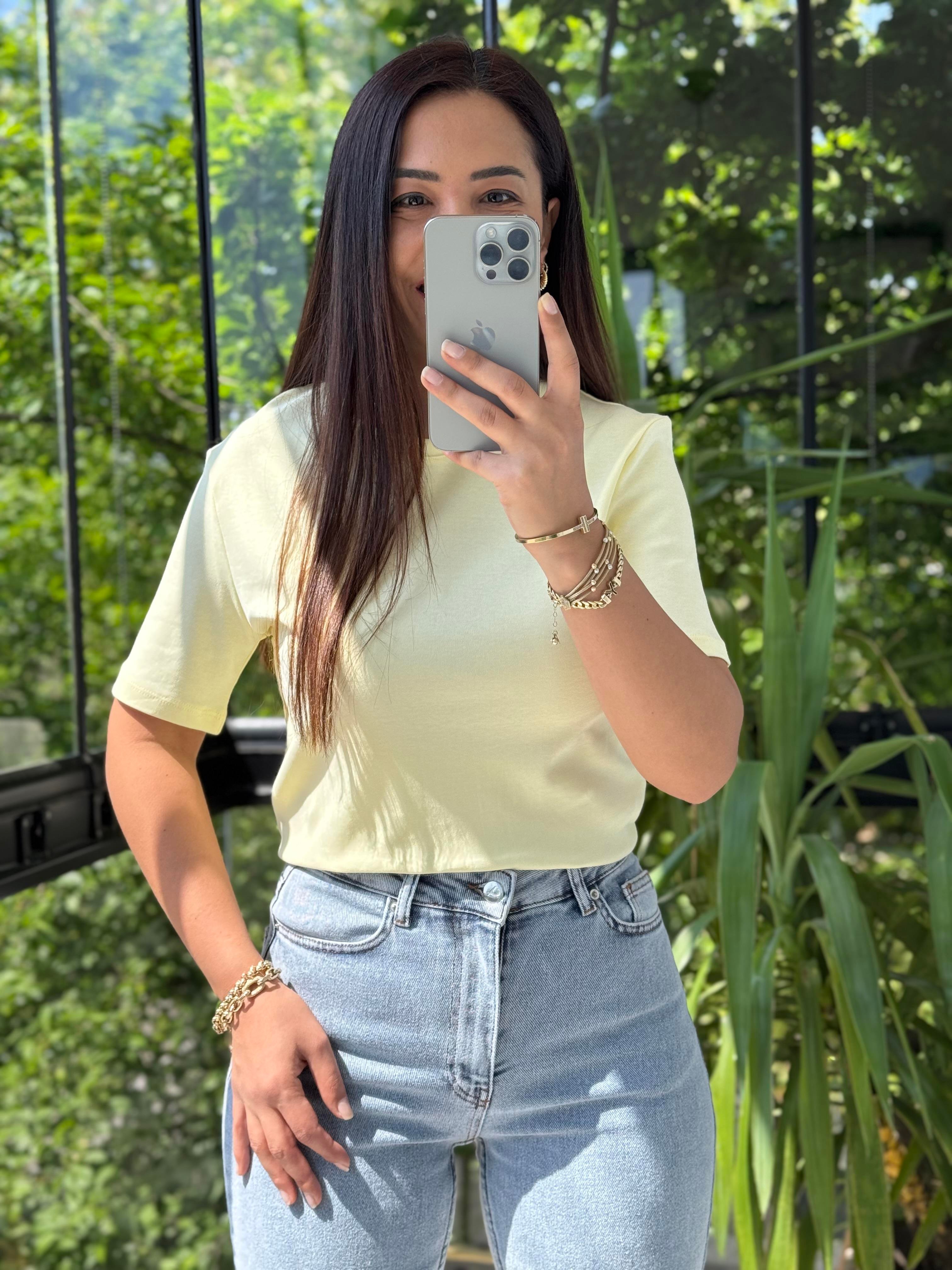 Massi Basic Tişört Sarı