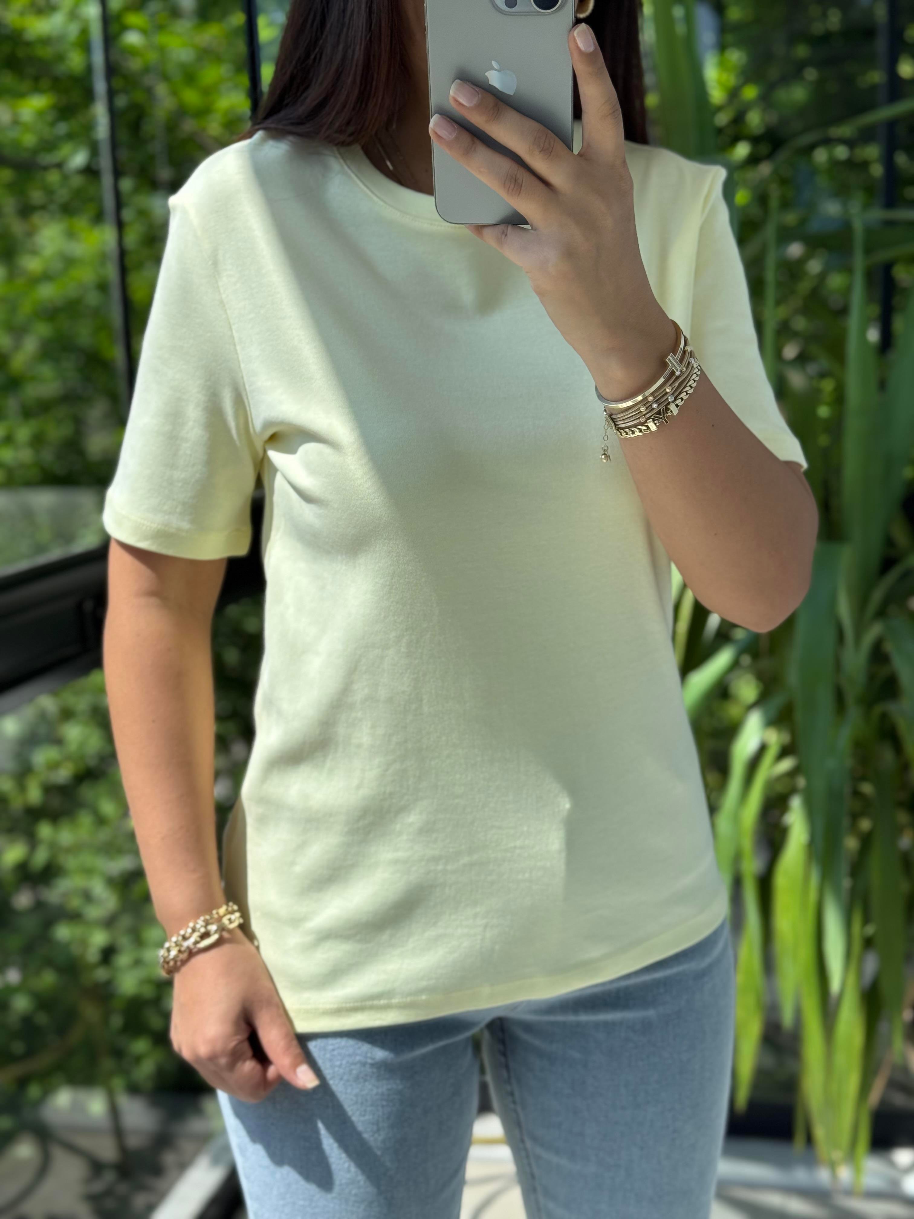 Massi Basic Tişört Sarı