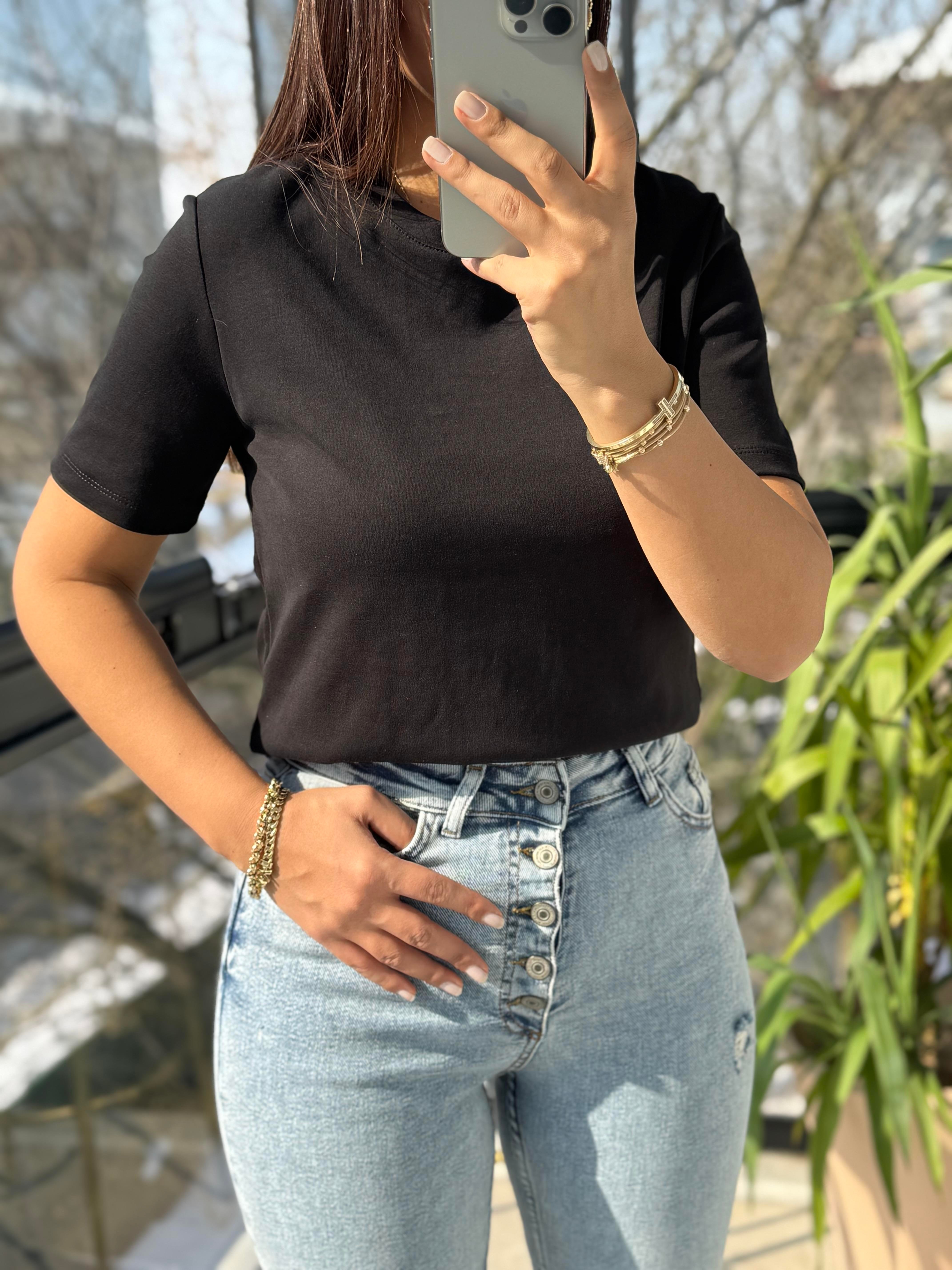 Massi Basic Tişört Siyah